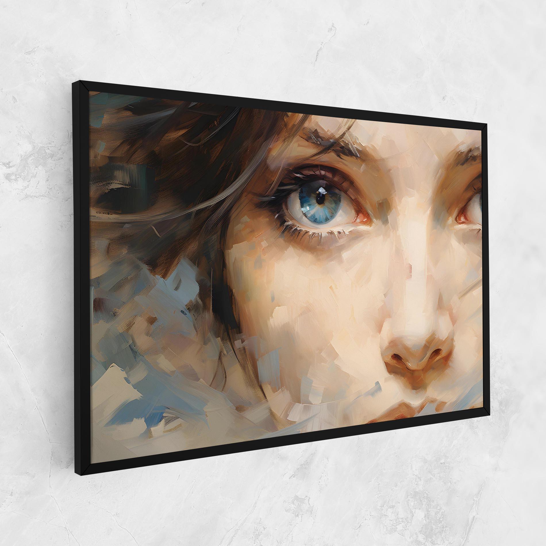 Tablou Canvas Pupil Blue Iris mockup 1