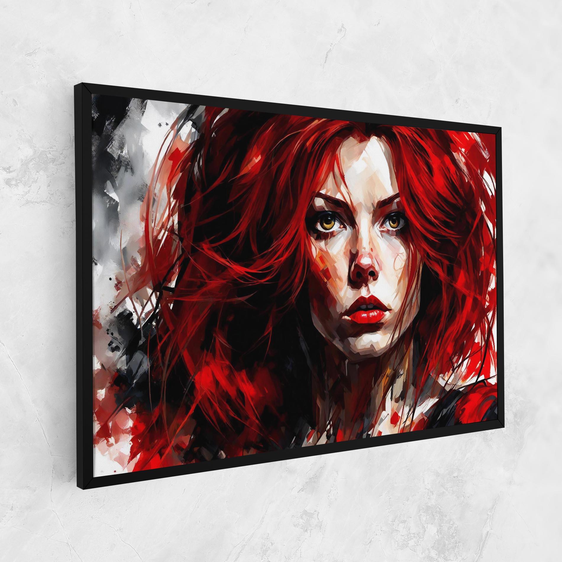 Tablou Canvas Red Hair Smoky Eyes mockup 1