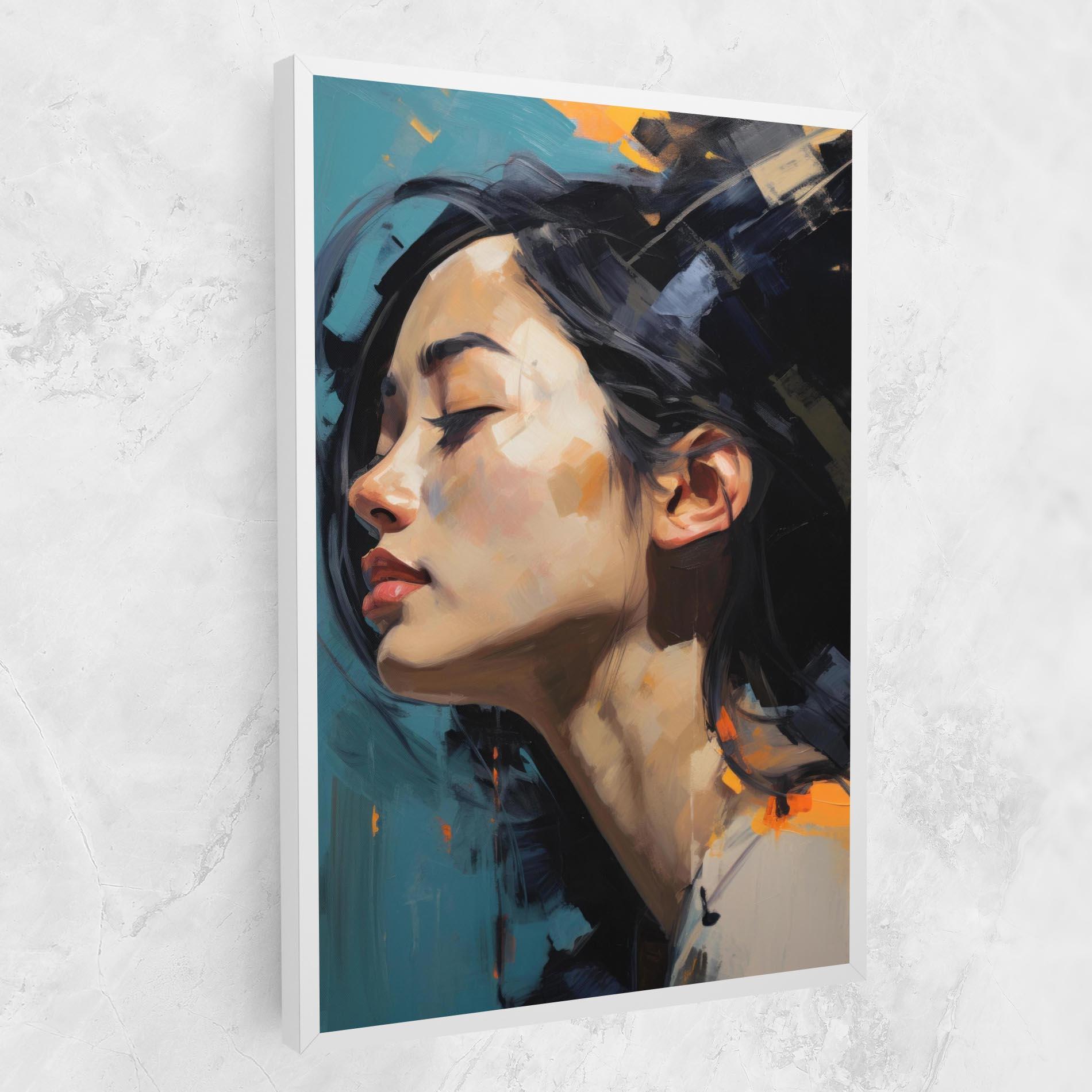 Tablou Canvas Acrylic Asian Portrait mockup 1