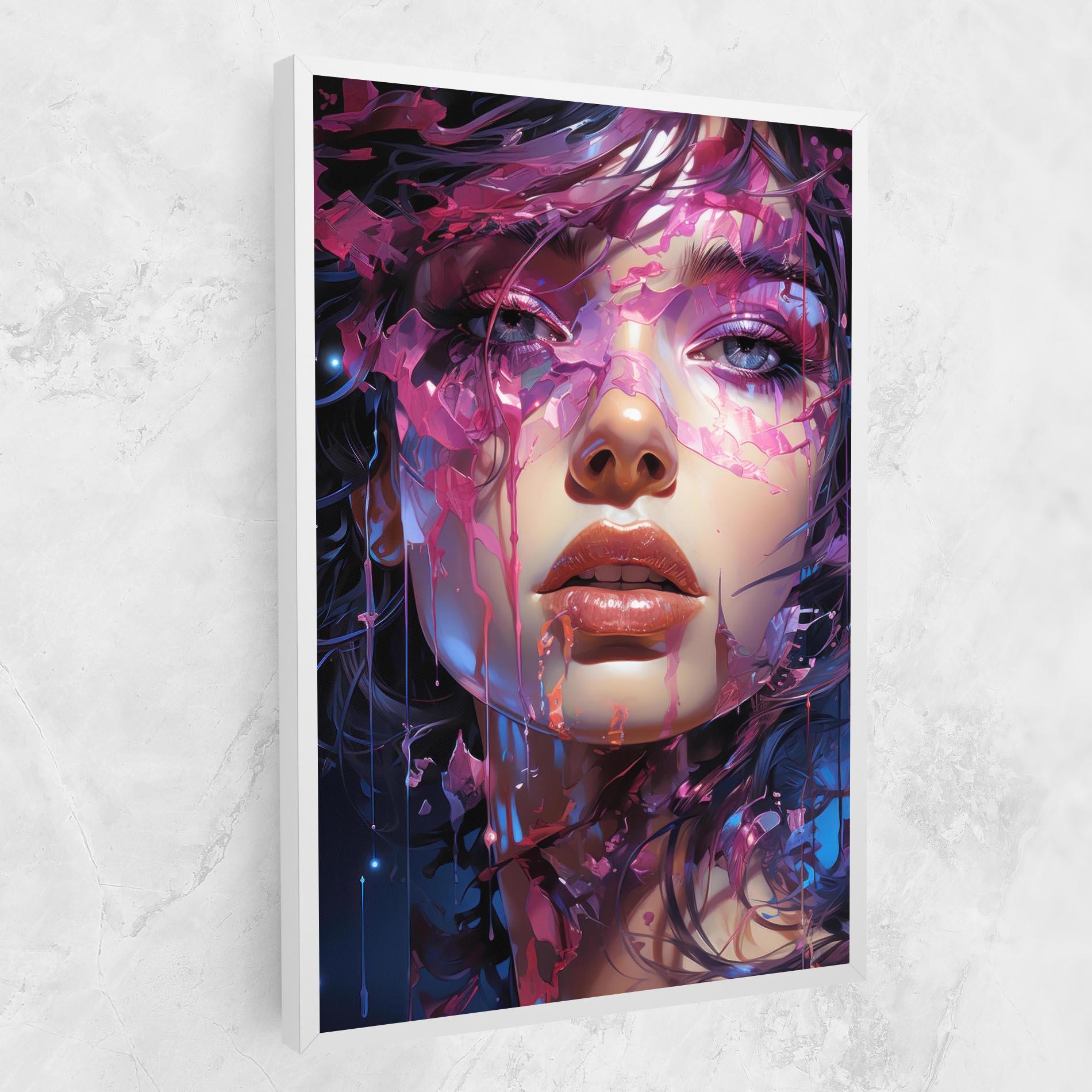 Tablou Canvas Cute Purple Girl mockup 1