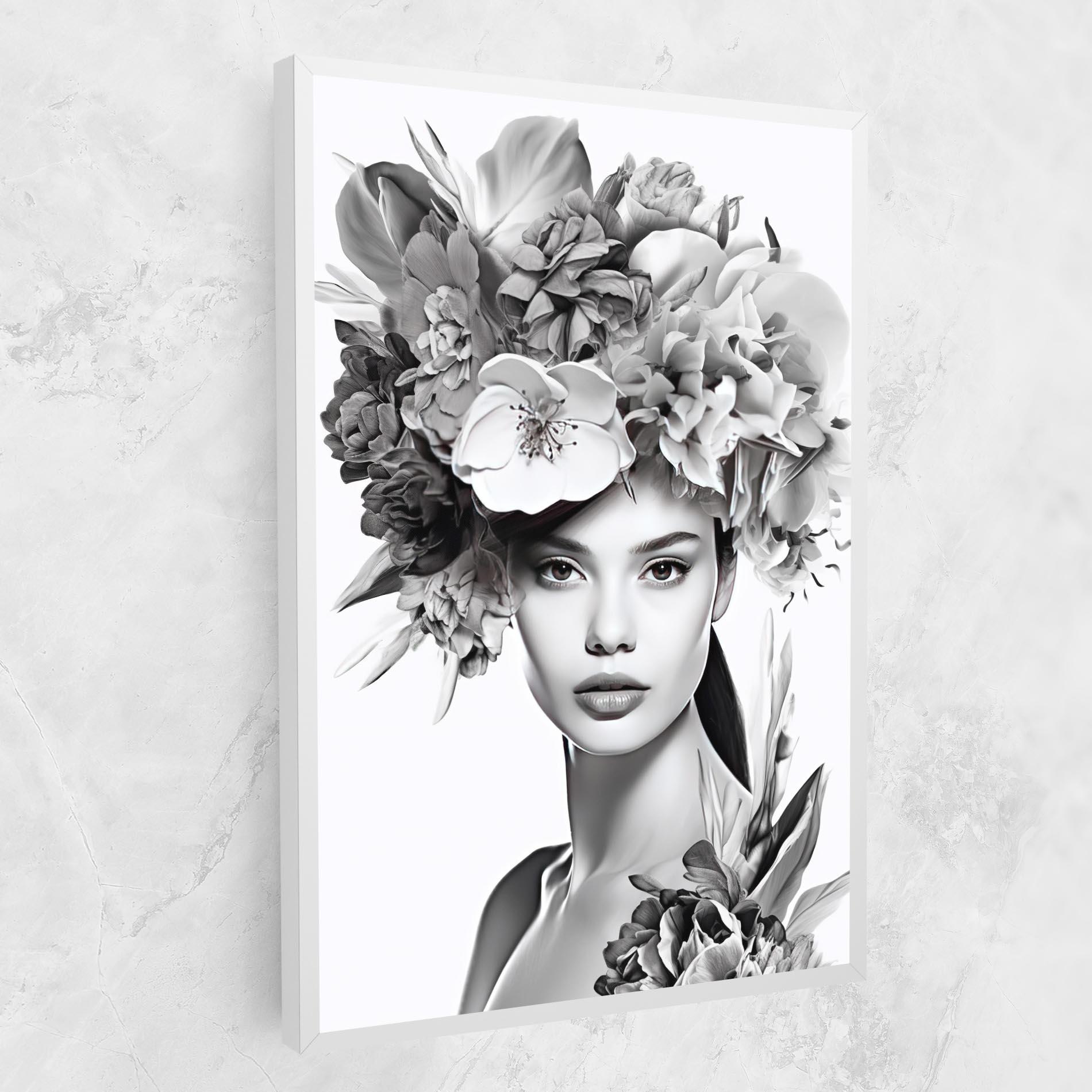 Tablou Canvas Flower Crown Woman mockup 1