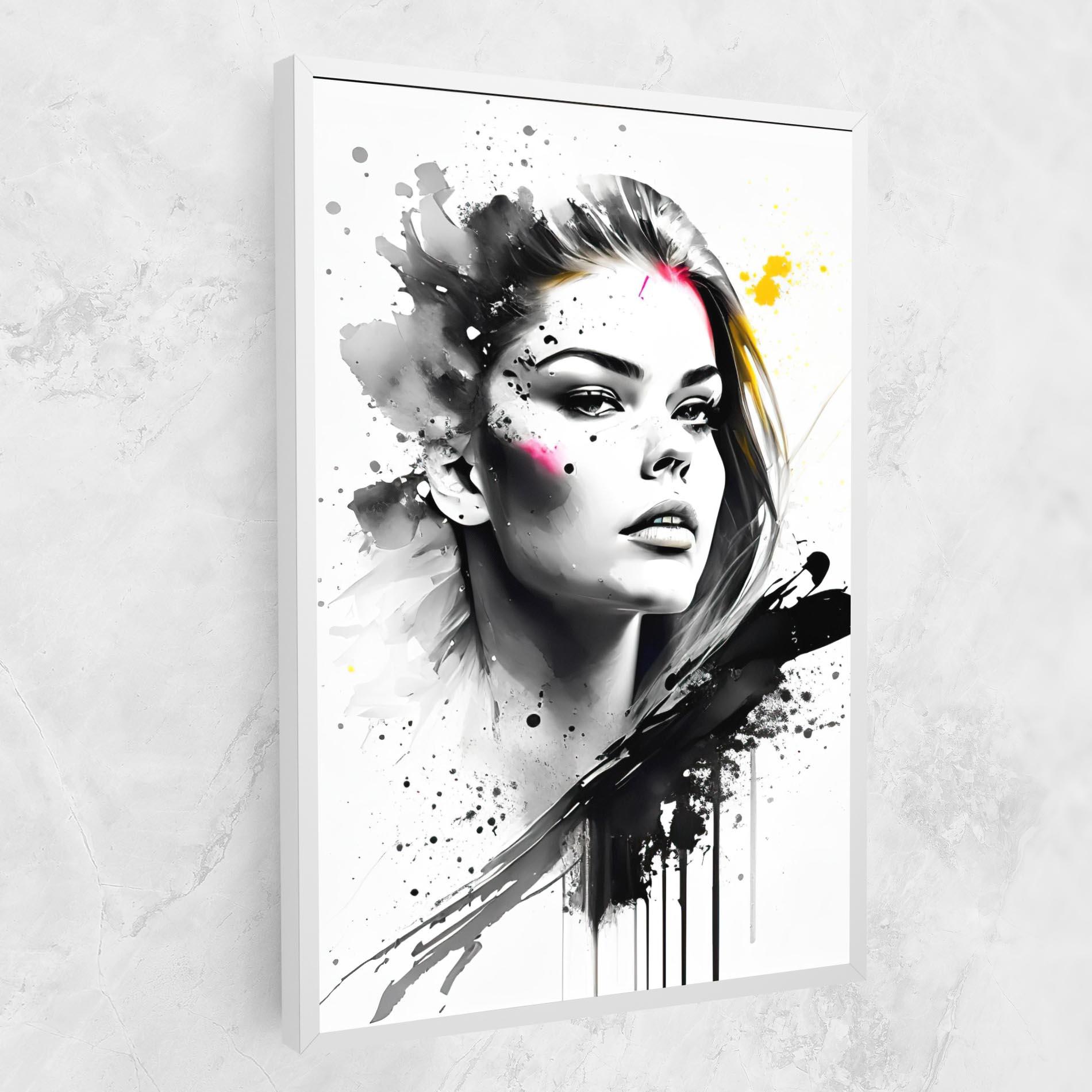 Tablou Canvas Ink Splash Portrait mockup 1