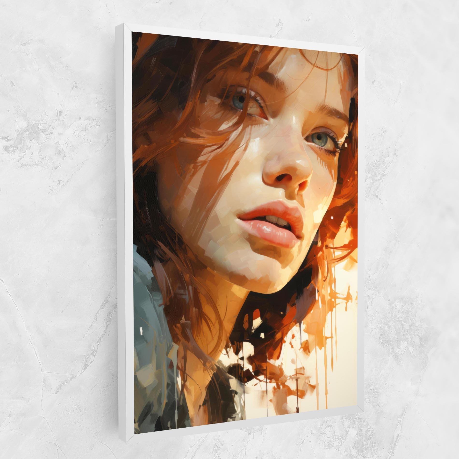 Tablou Canvas Pretty Woman Portrait mockup 1