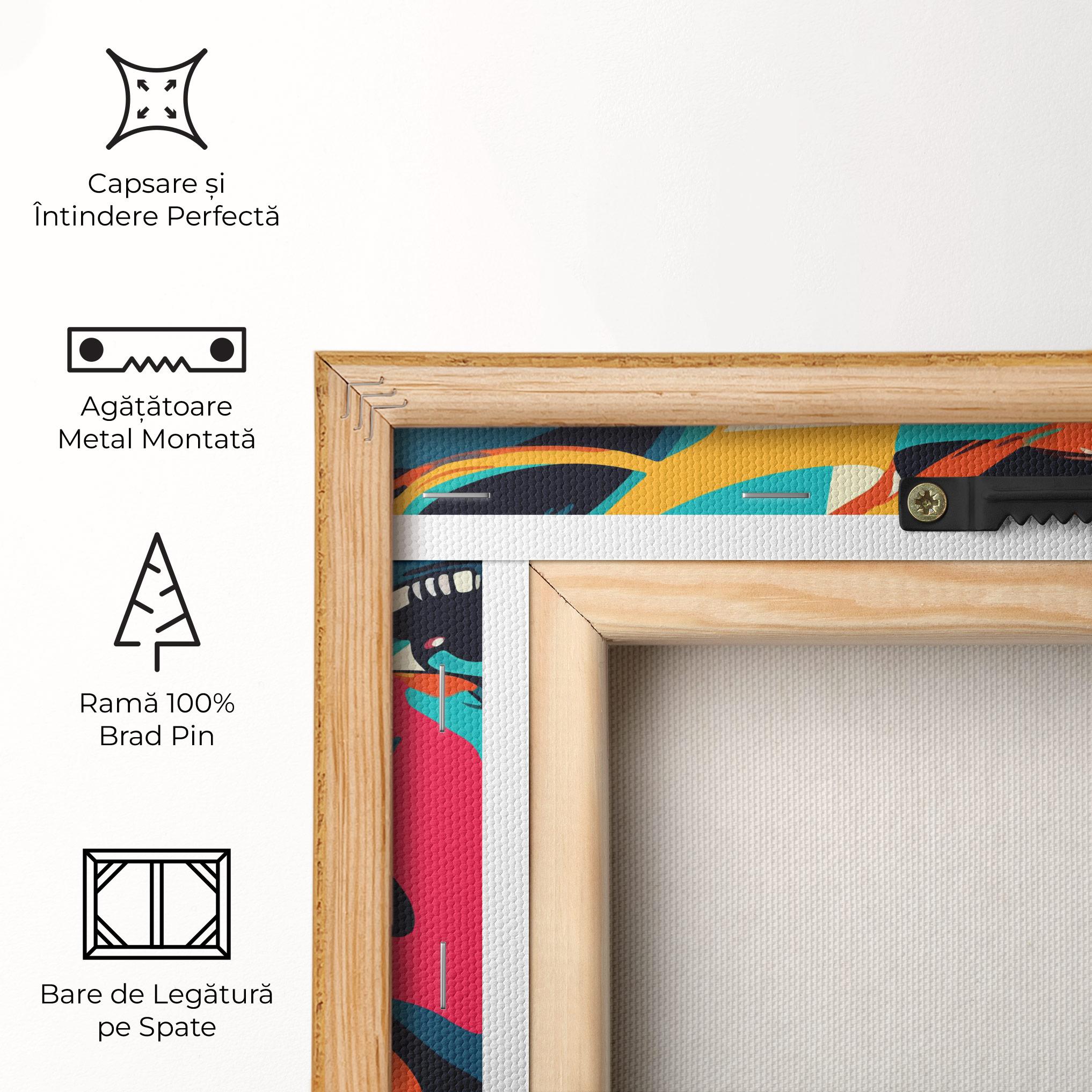 Tablou Canvas Blonde Girl Portrait mockup 5