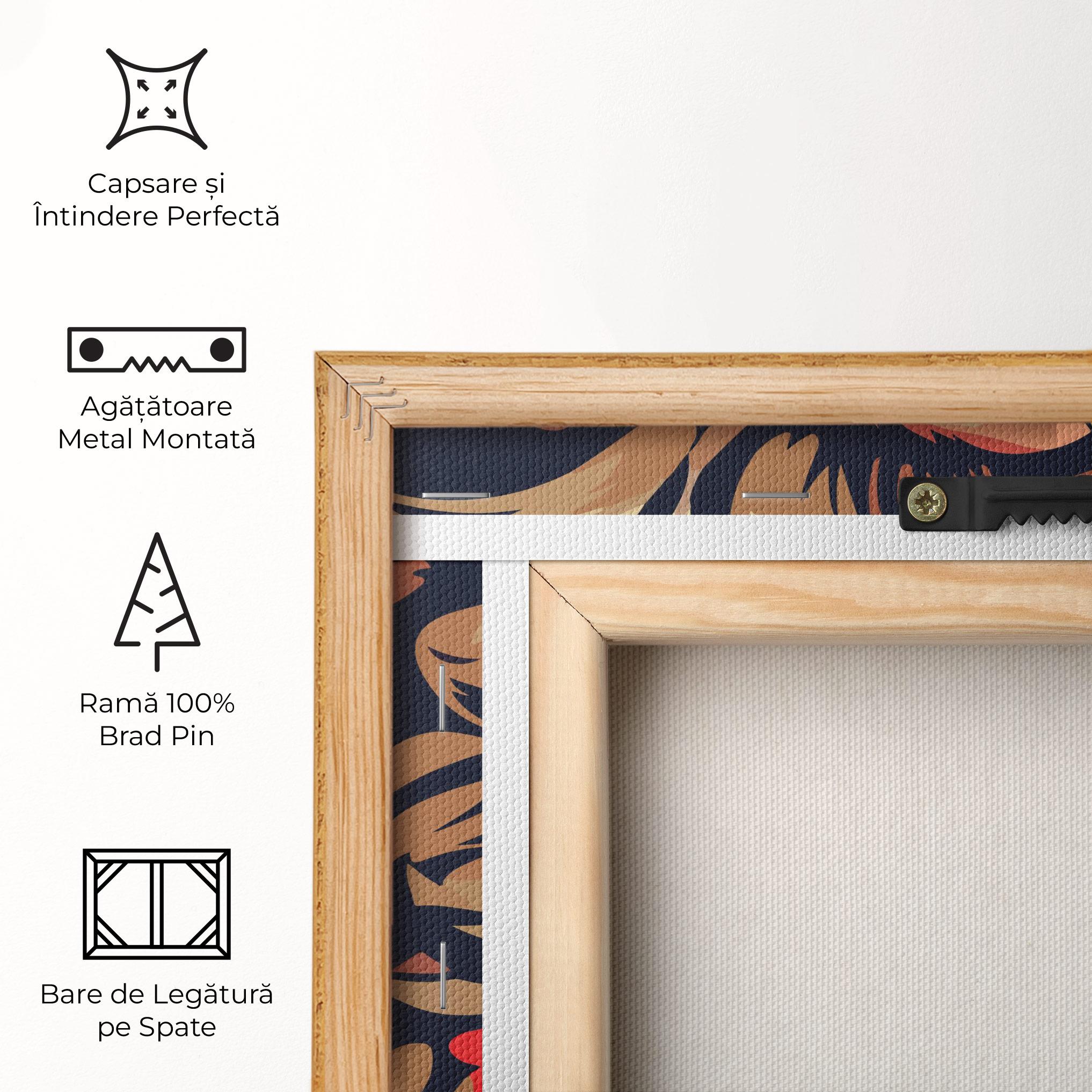 Tablou Canvas Blue Eyes Portrait mockup 5