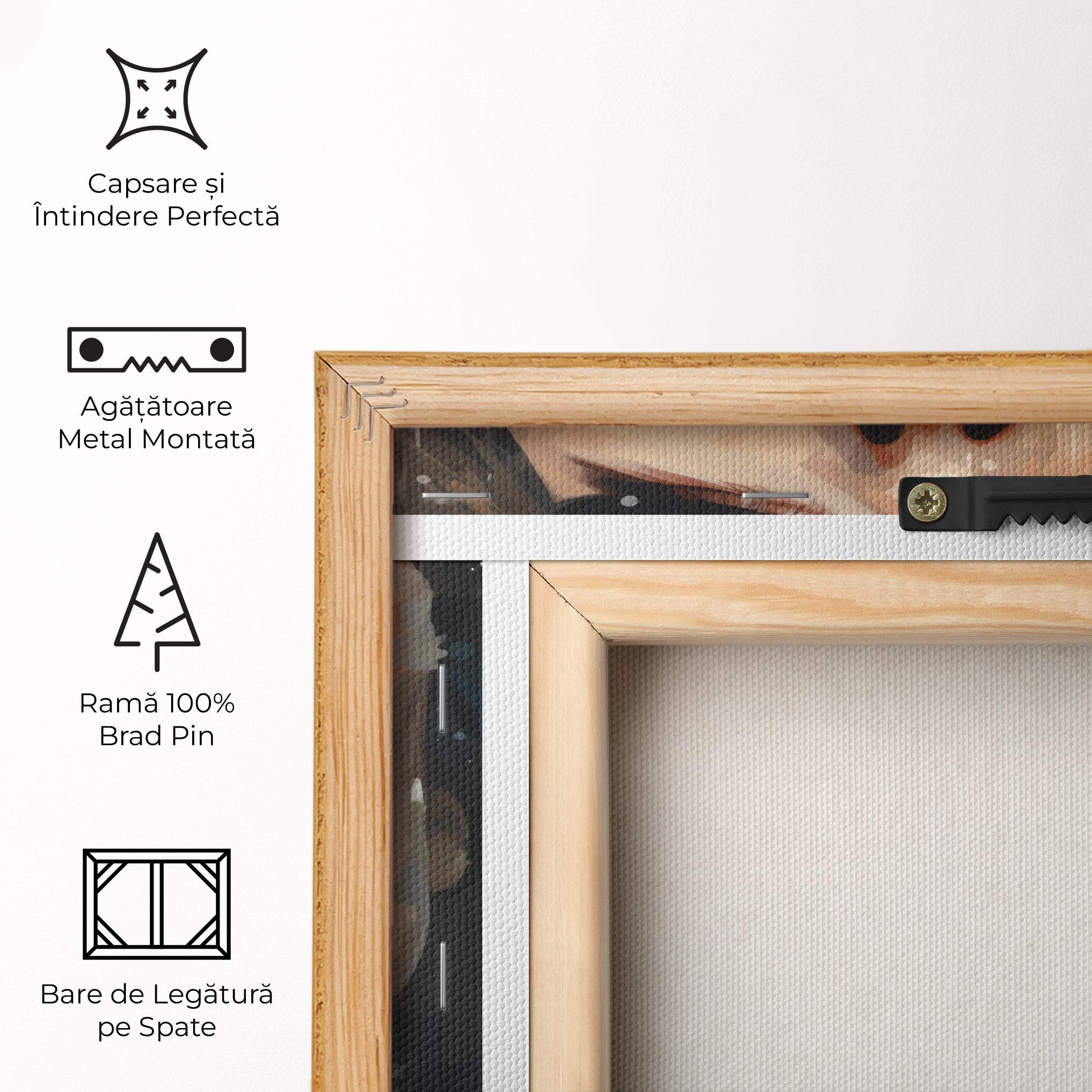 Tablou Canvas Close Up Look Portrait mockup 5