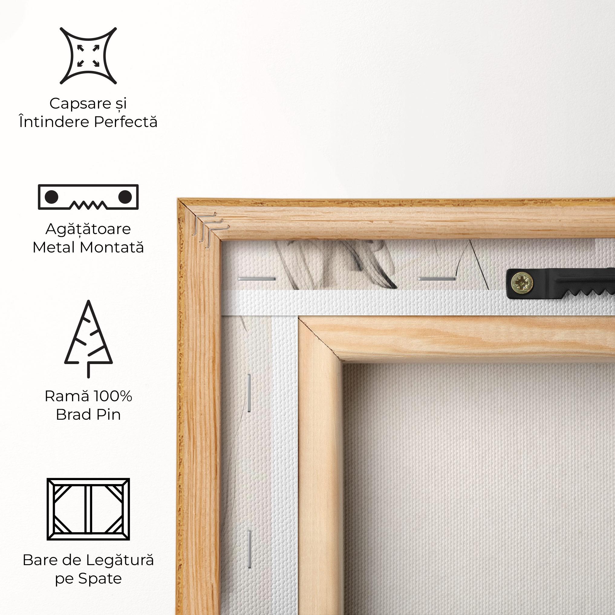 Tablou Canvas Continuous Line Woman mockup 5