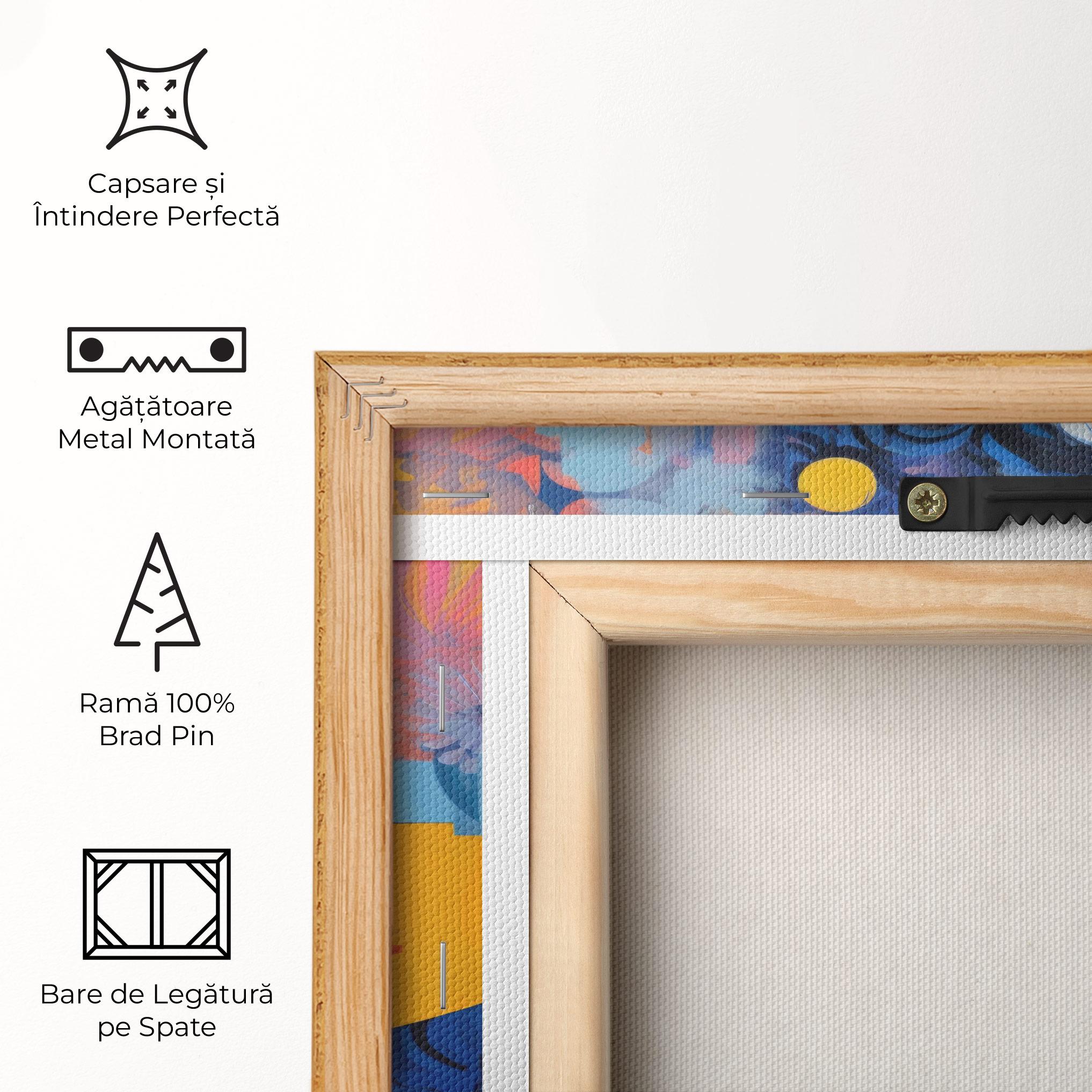 Tablou Canvas Photographic Blue Image mockup 5