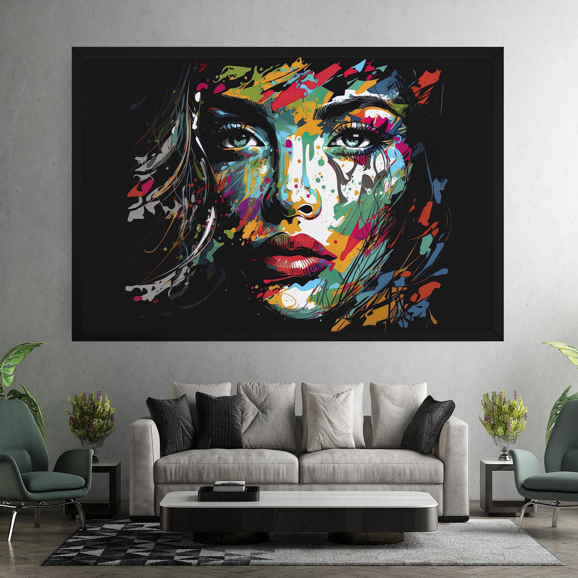 Tablou Canvas Abstract Stylish Portrait mockup 7