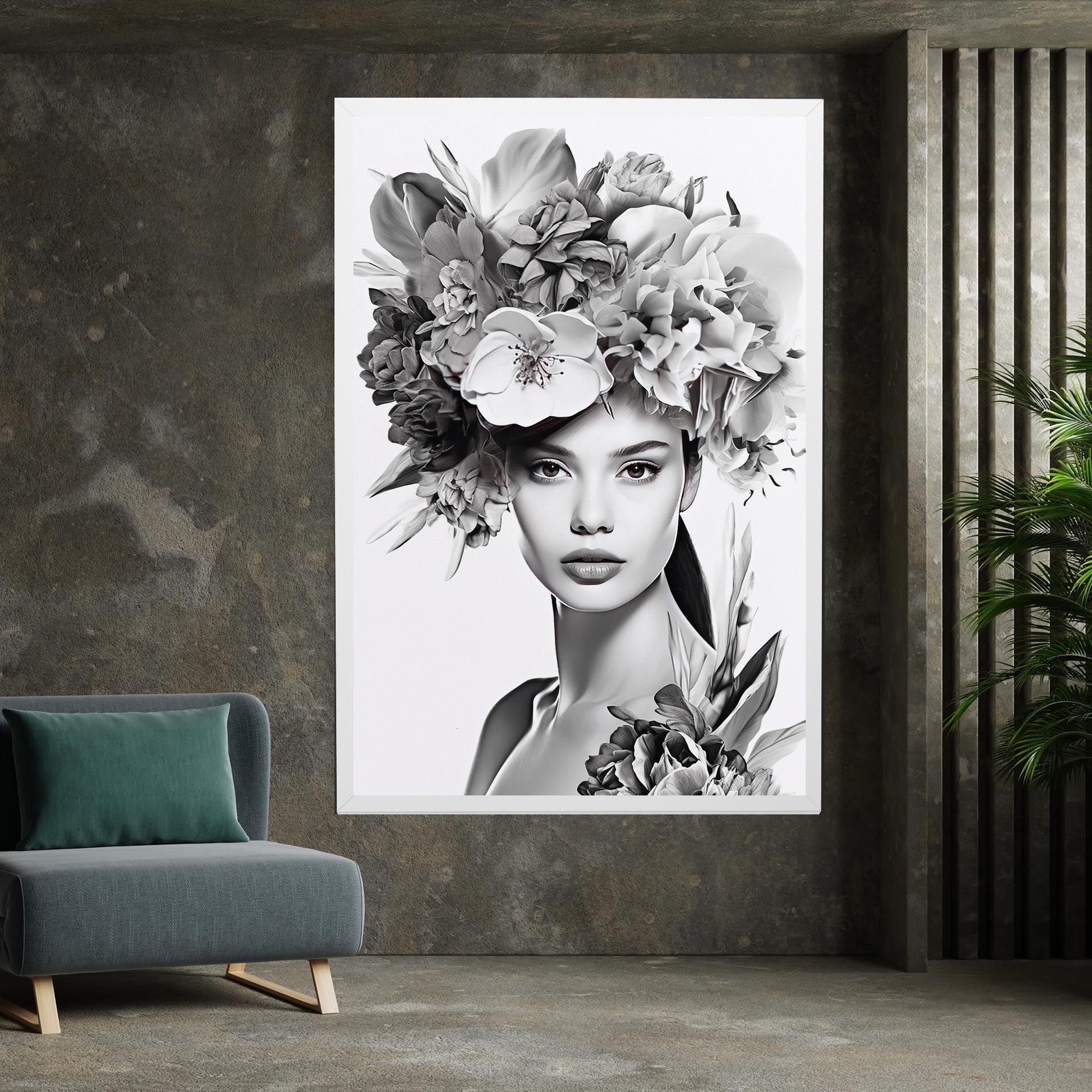 Flower Crown Woman mockup 7