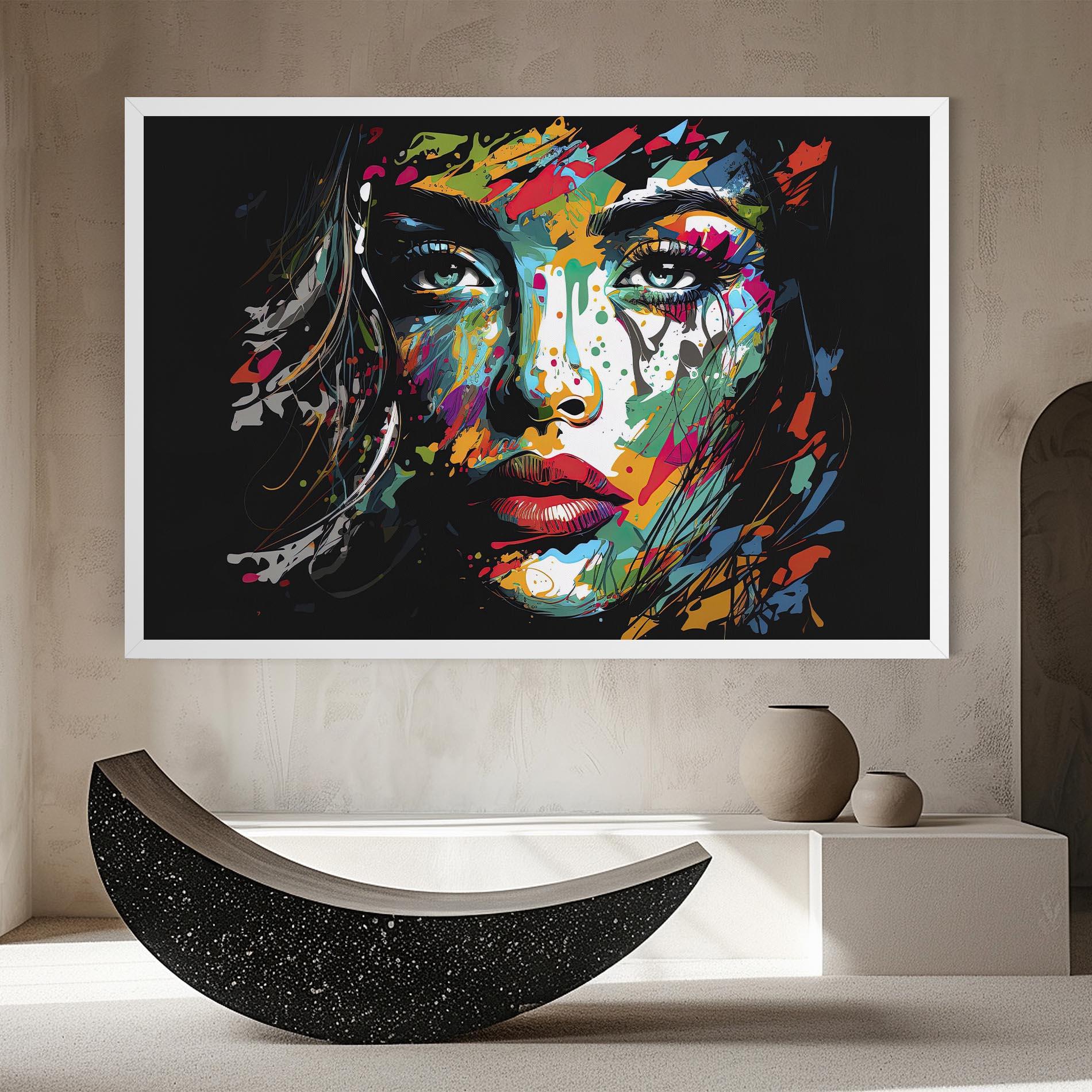 Tablou Canvas Abstract Stylish Portrait mockup 8
