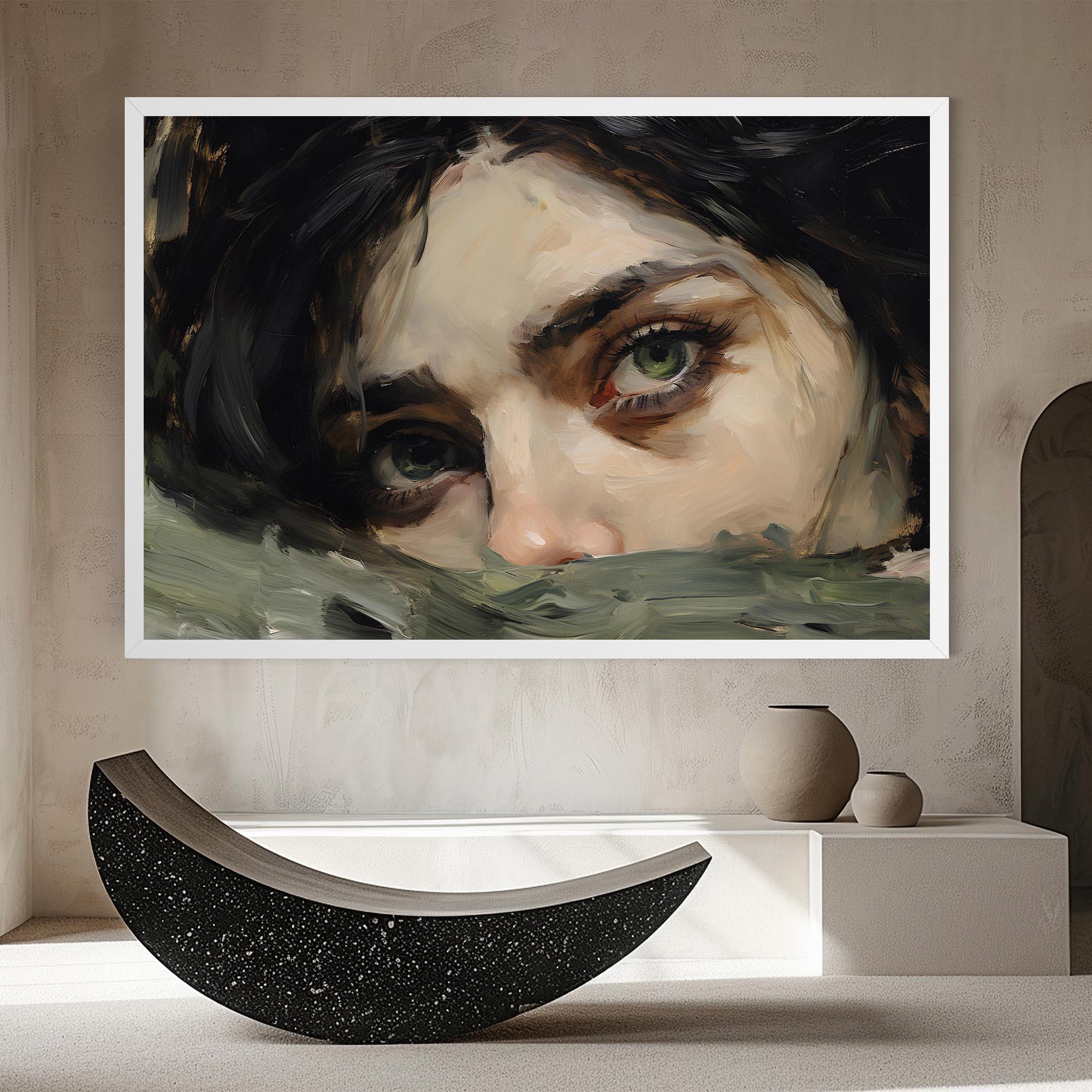 Tablou Canvas Pupil Green Iris mockup 8