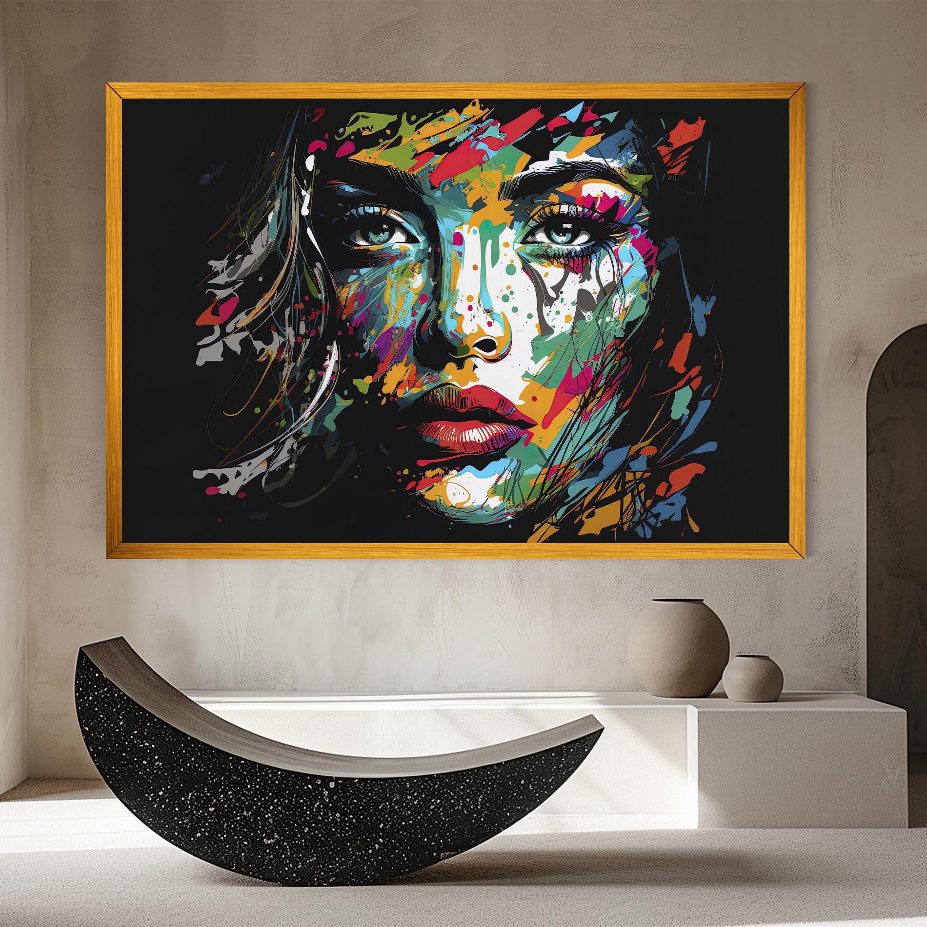 Tablou Canvas Abstract Stylish Portrait mockup 8