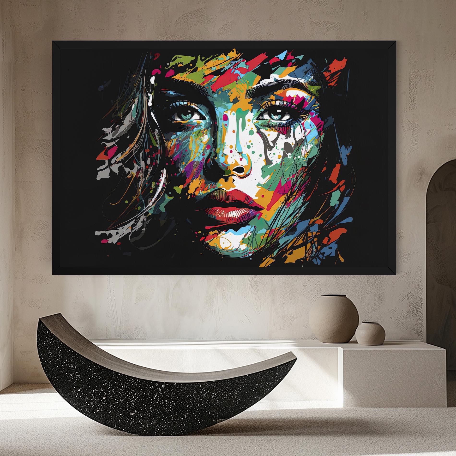 Tablou Canvas Abstract Stylish Portrait mockup 8