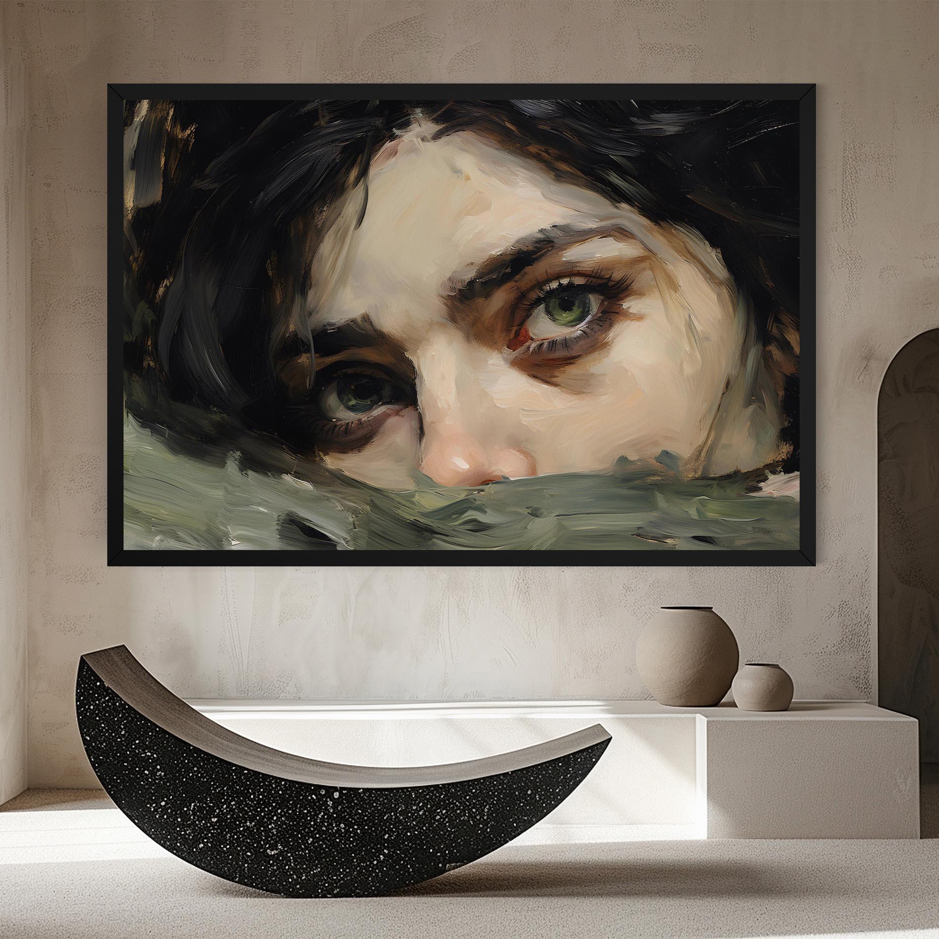 Tablou Canvas Pupil Green Iris mockup 8