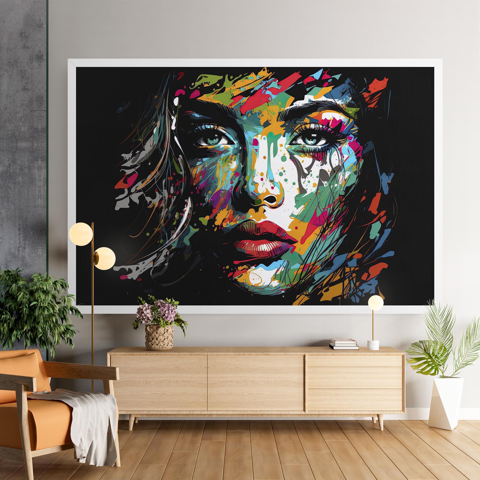 Tablou Canvas Abstract Stylish Portrait mockup 9