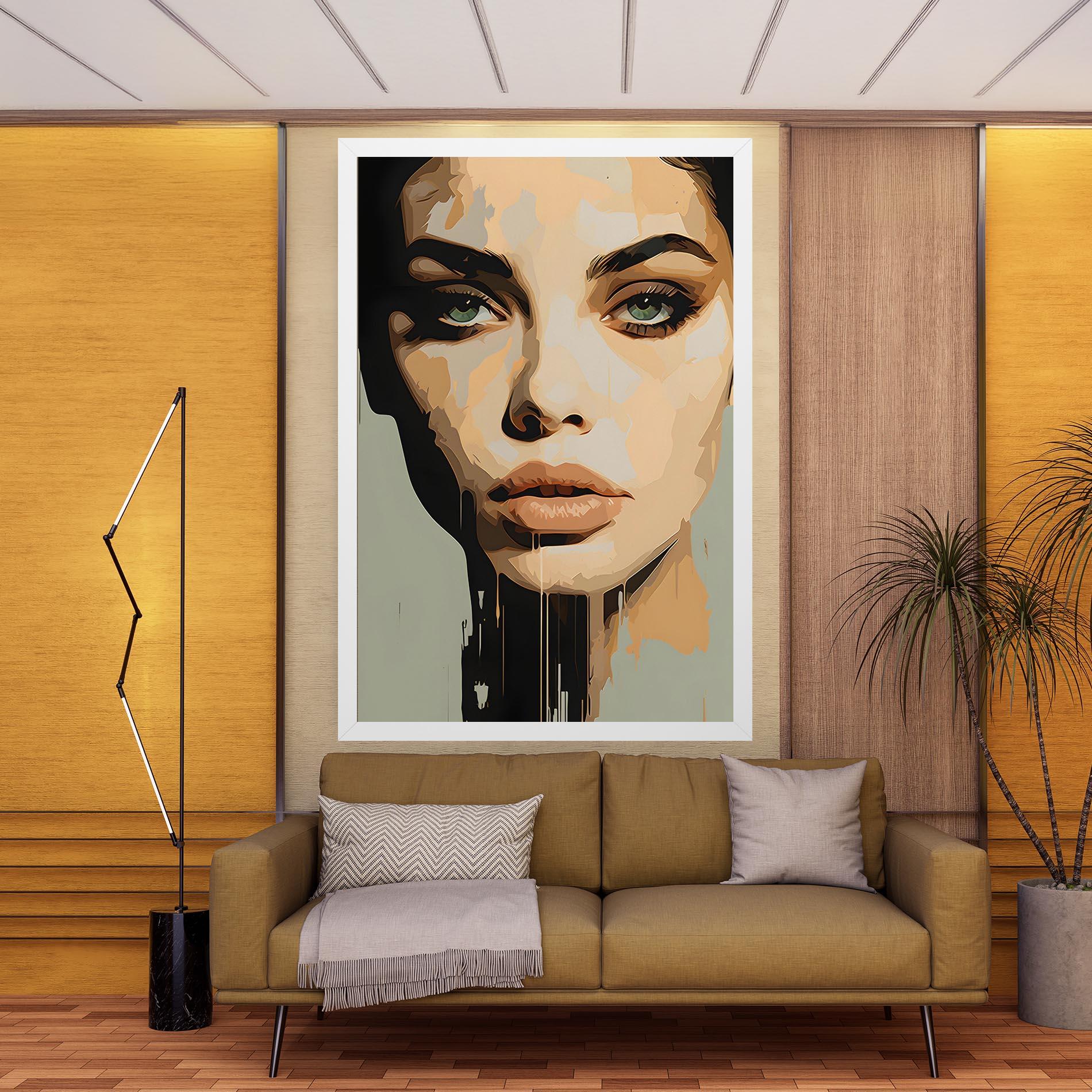 Tablou Canvas Apologetic Face mockup 9