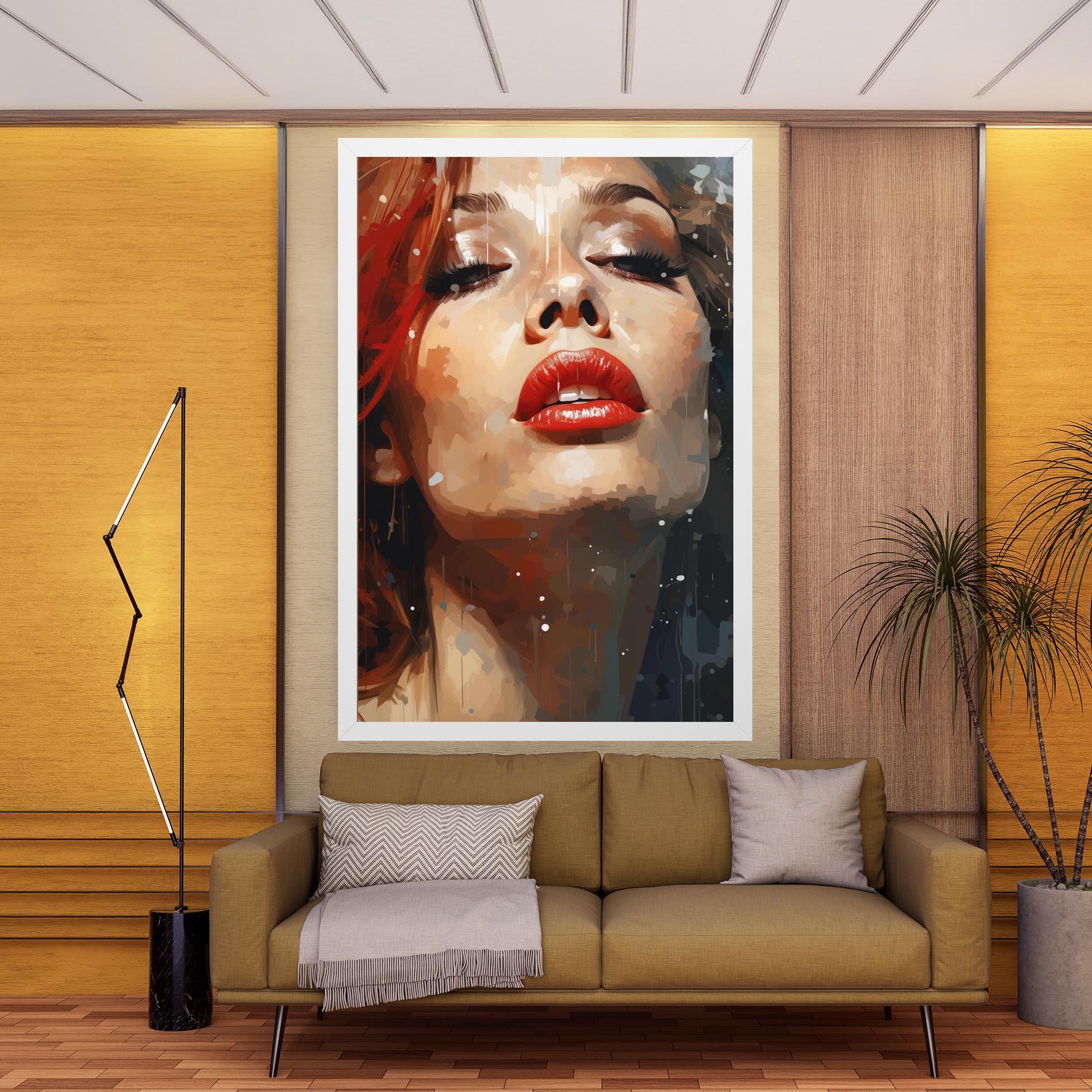 Tablou Canvas Close Up Look Portrait mockup 9