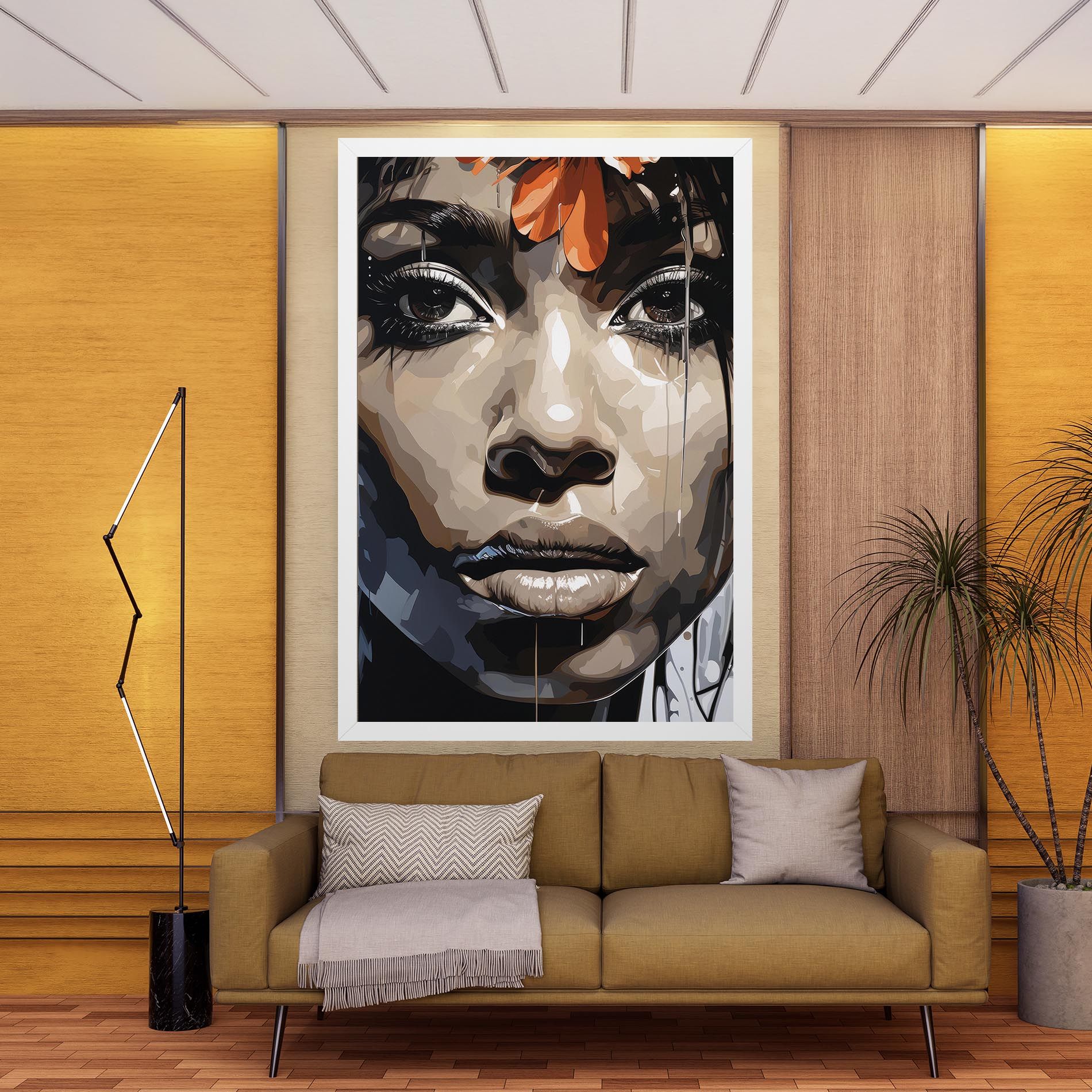 Pretty Girl Portrait mockup 9