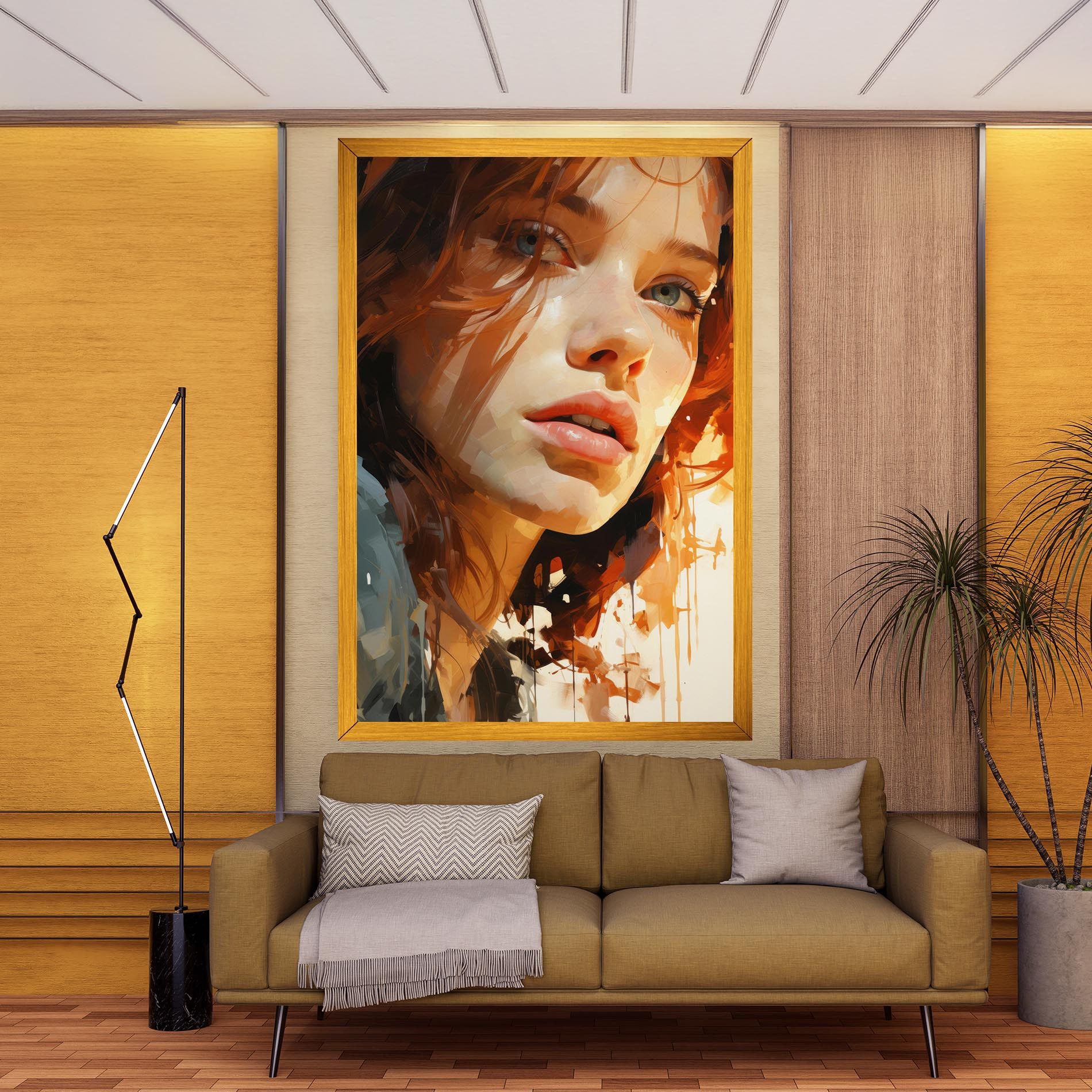 Pretty Woman Portrait mockup 9