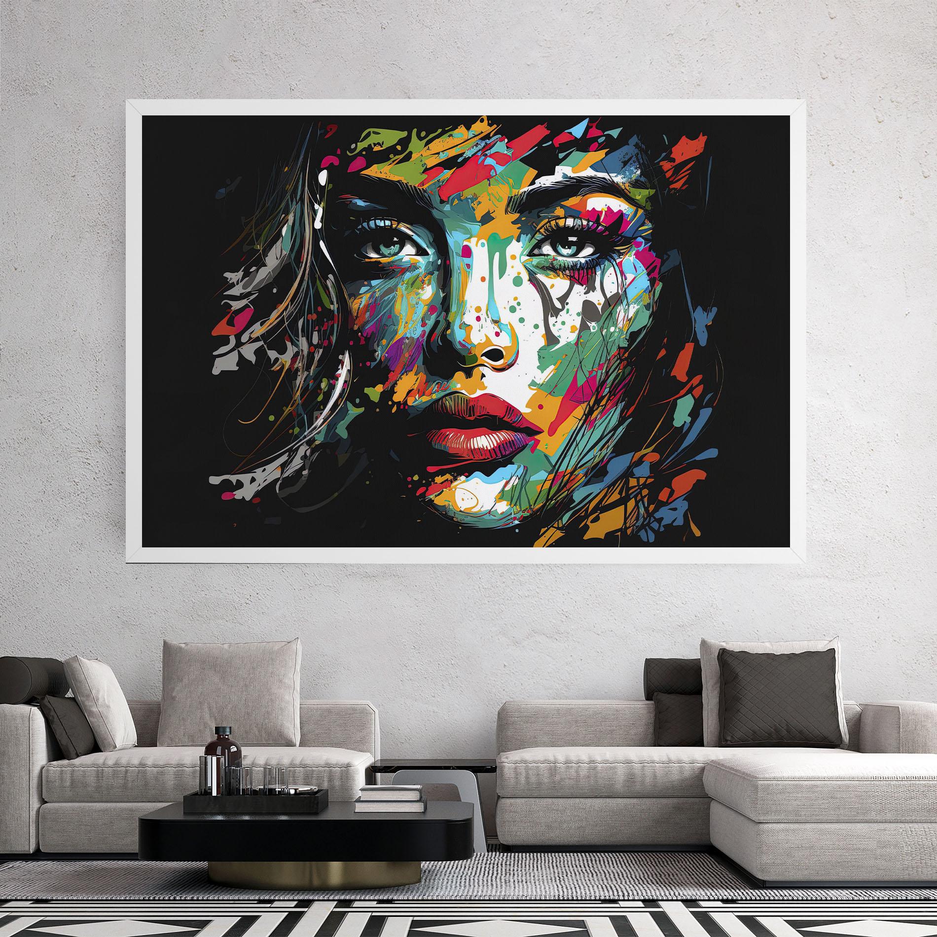 Tablou Canvas Abstract Stylish Portrait mockup 2