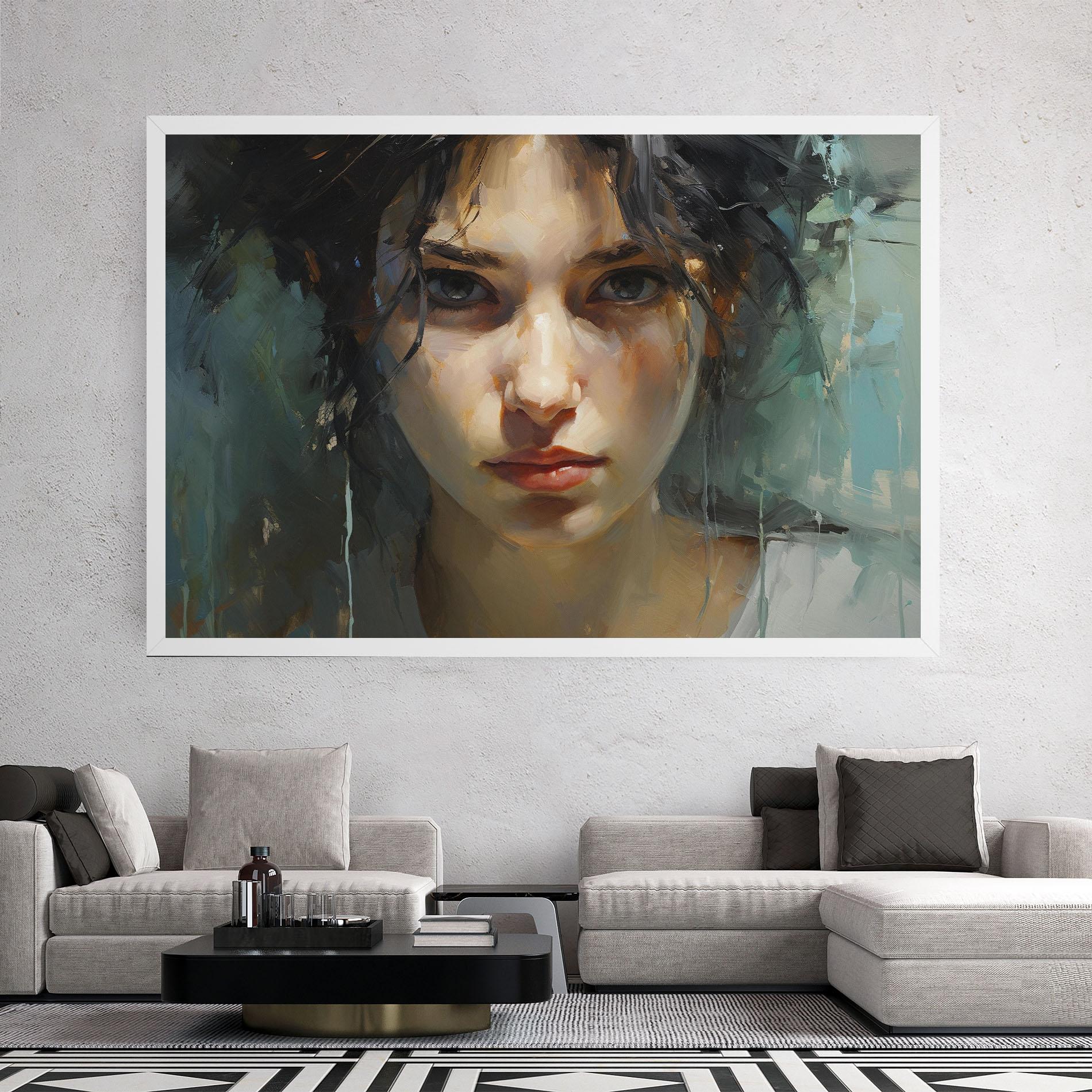 Tablou Canvas Intense Portrait mockup 2
