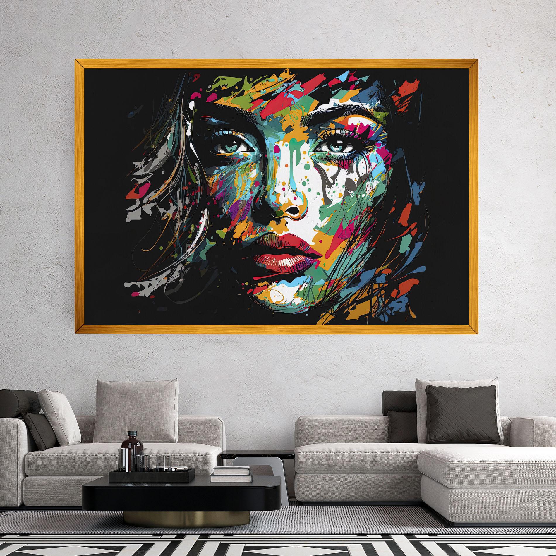 Tablou Canvas Abstract Stylish Portrait mockup 2