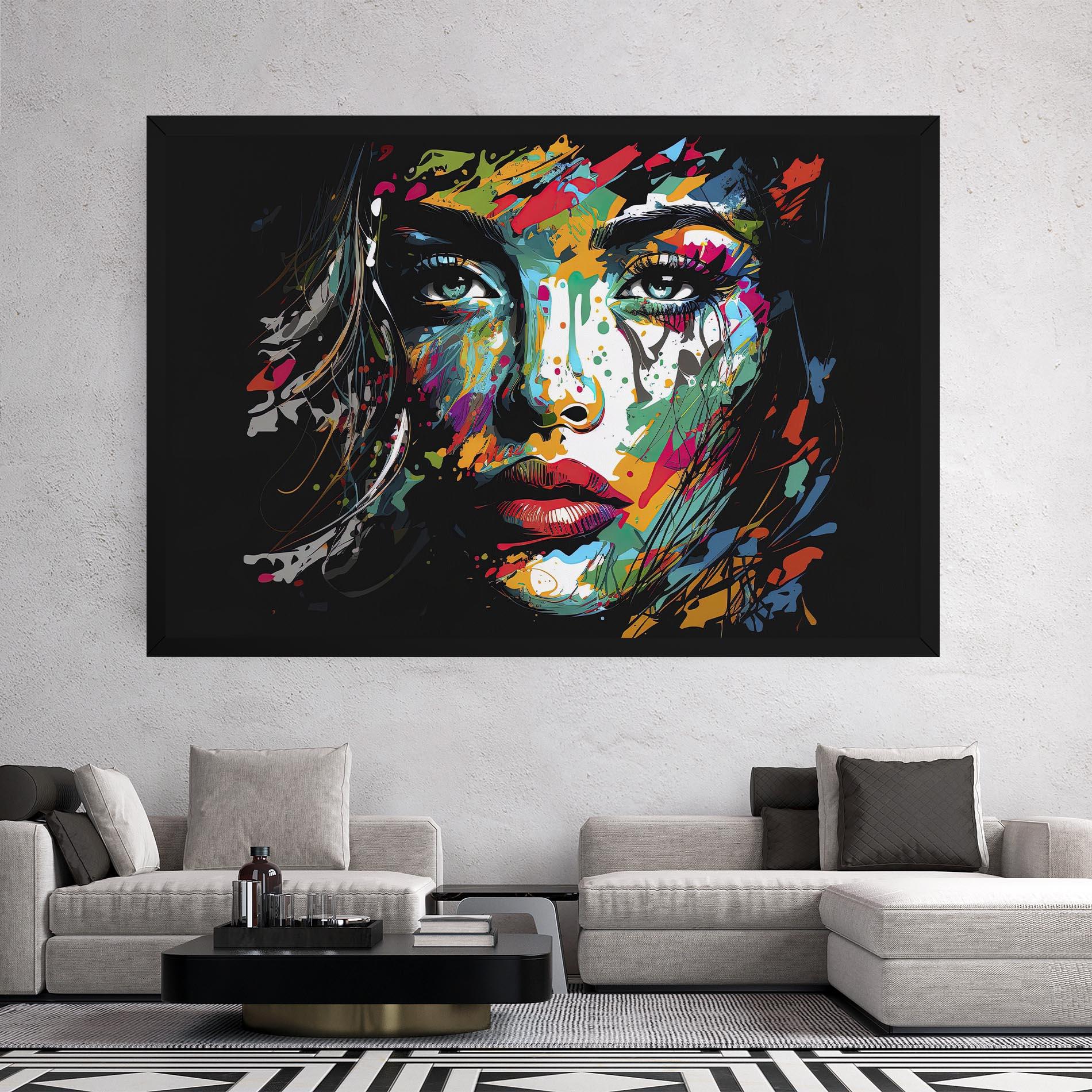 Tablou Canvas Abstract Stylish Portrait mockup 2
