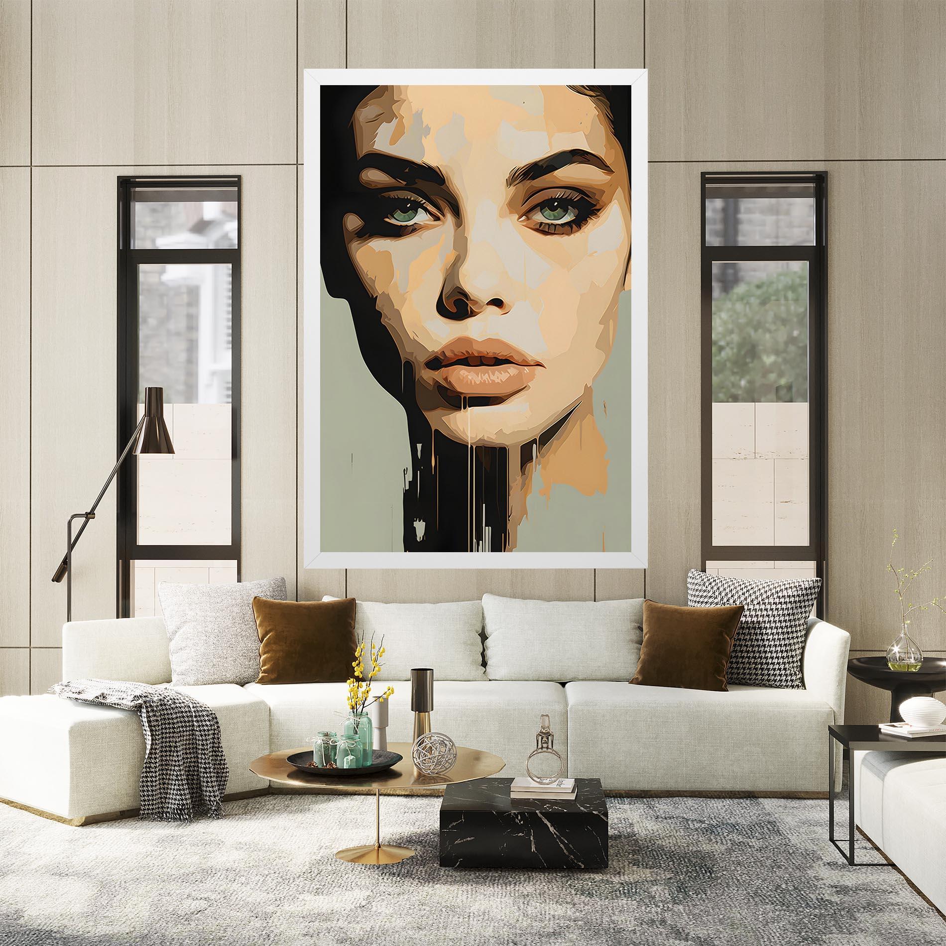 Tablou Canvas Apologetic Face mockup 2