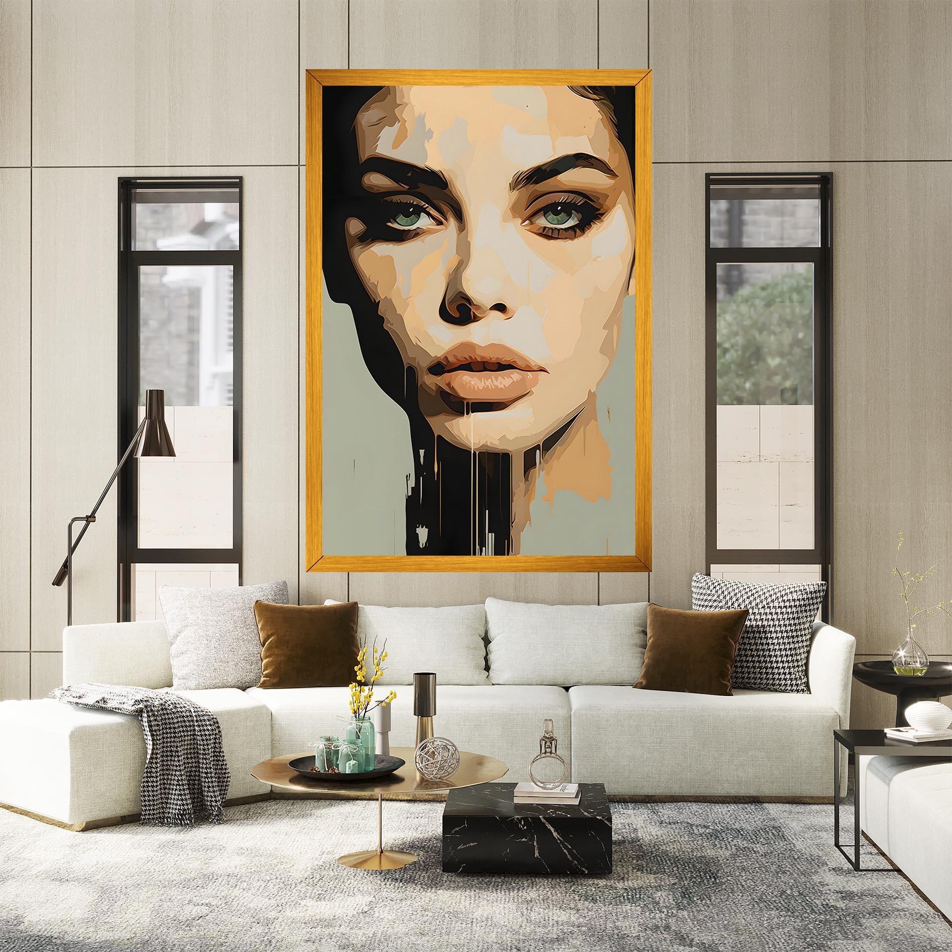 Tablou Canvas Apologetic Face mockup 2