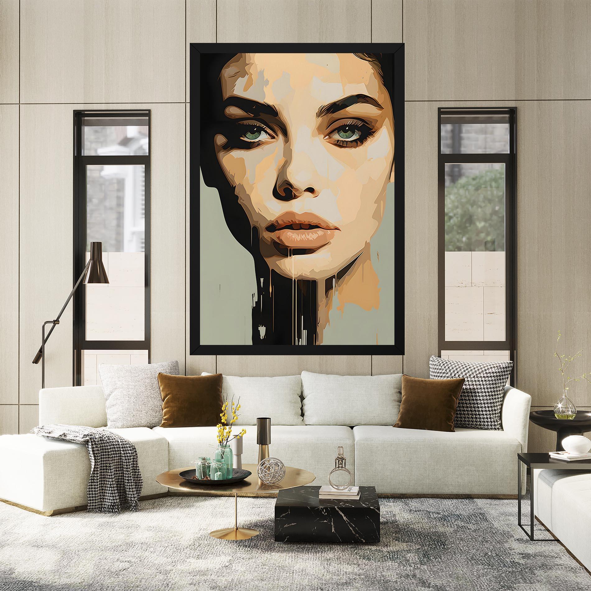 Tablou Canvas Apologetic Face mockup 2