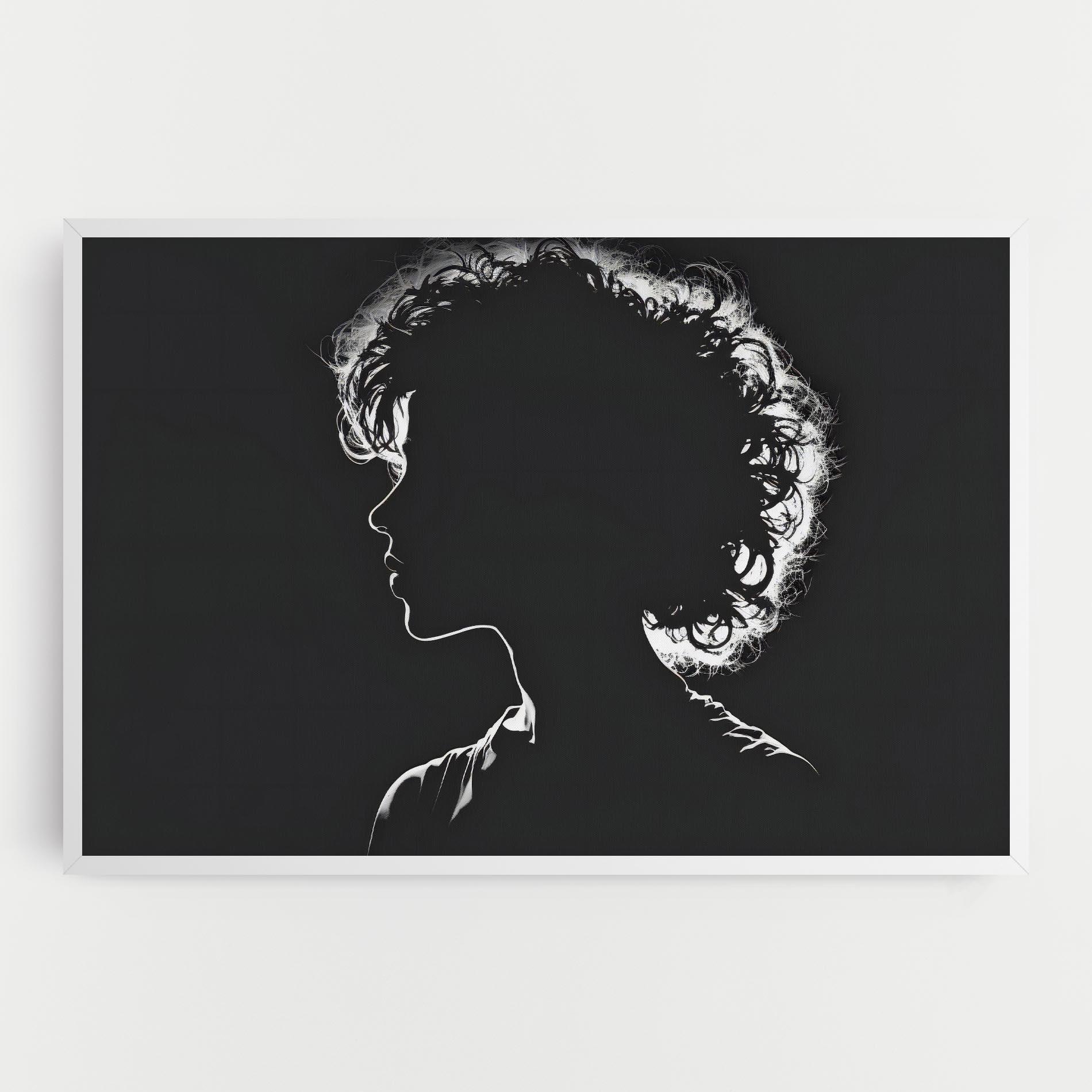 Tablou Canvas Digital Silhouette mockup 0