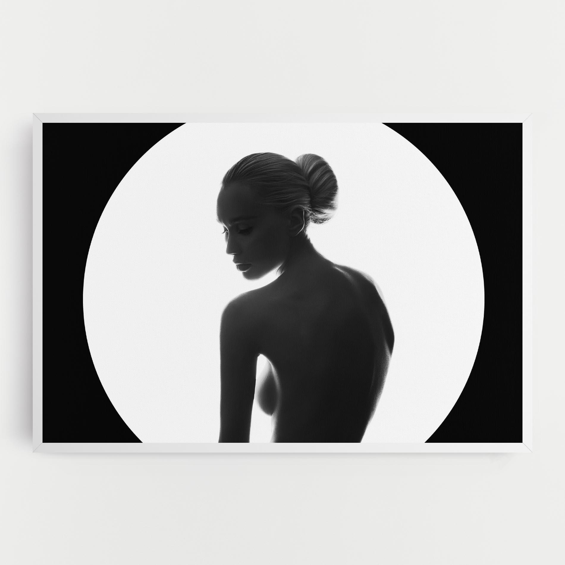 Tablou Canvas Woman Body Circle mockup 0