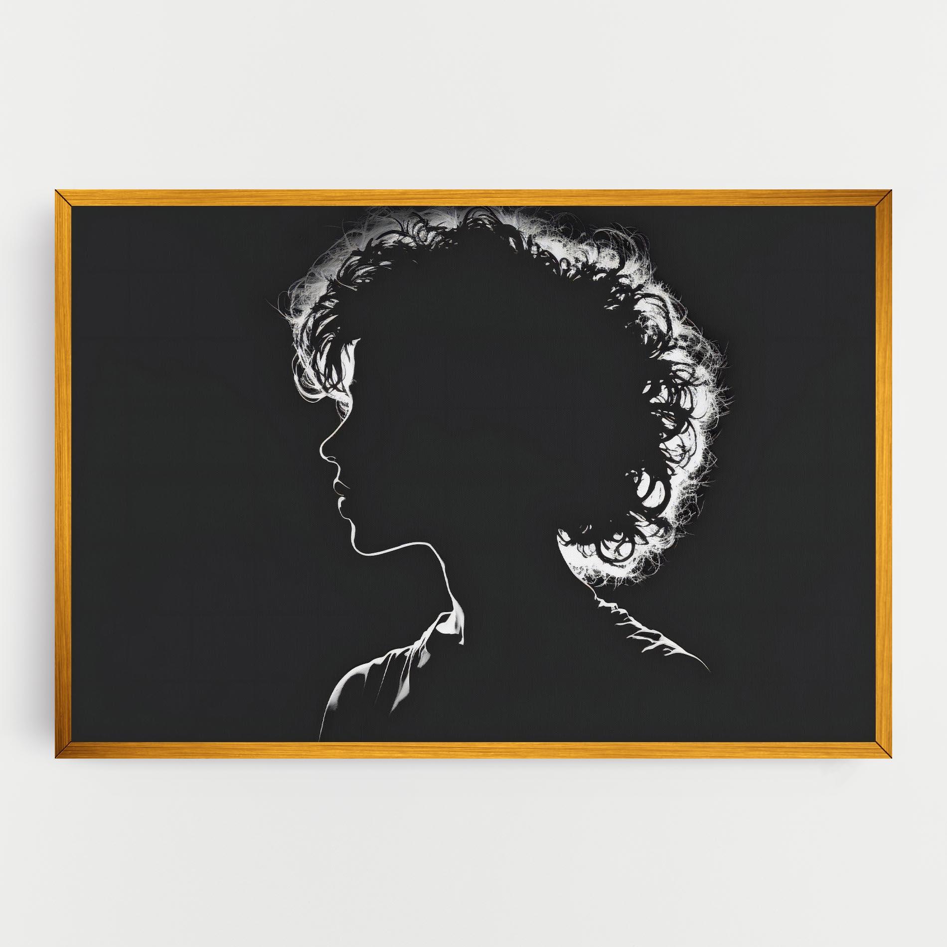 Tablou Canvas Digital Silhouette mockup 0