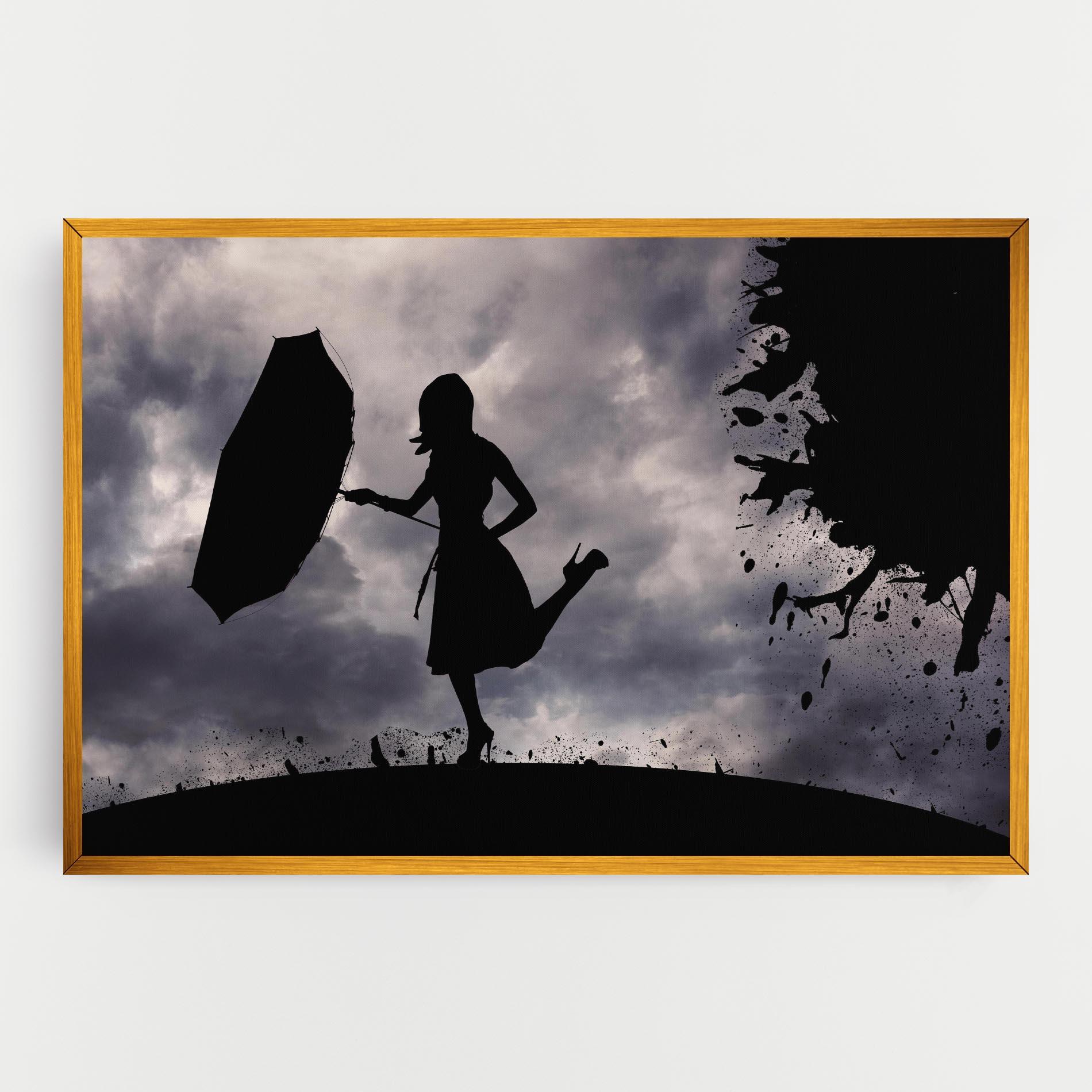 Tablou Canvas Stormy Day mockup 0