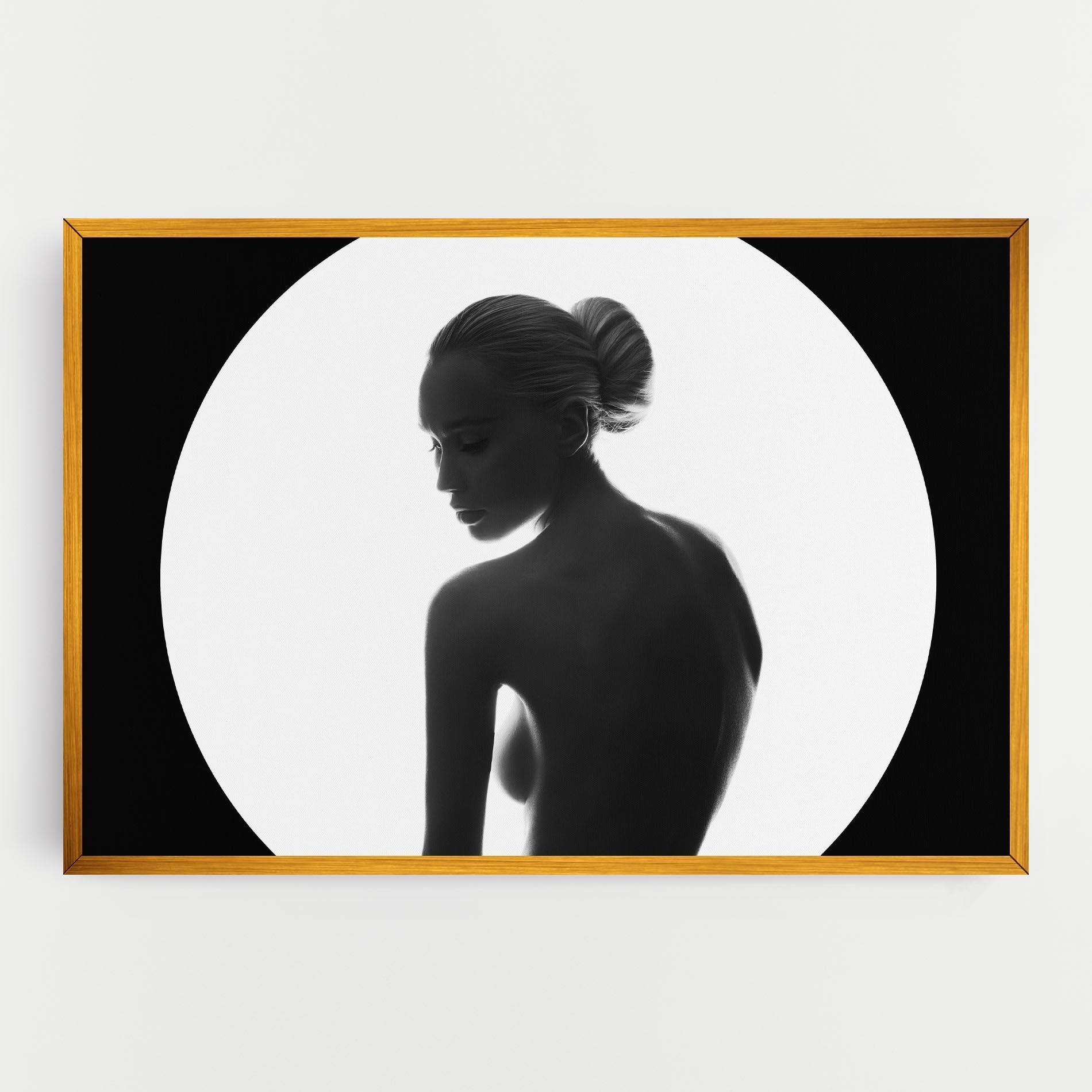 Tablou Canvas Woman Body Circle mockup 0