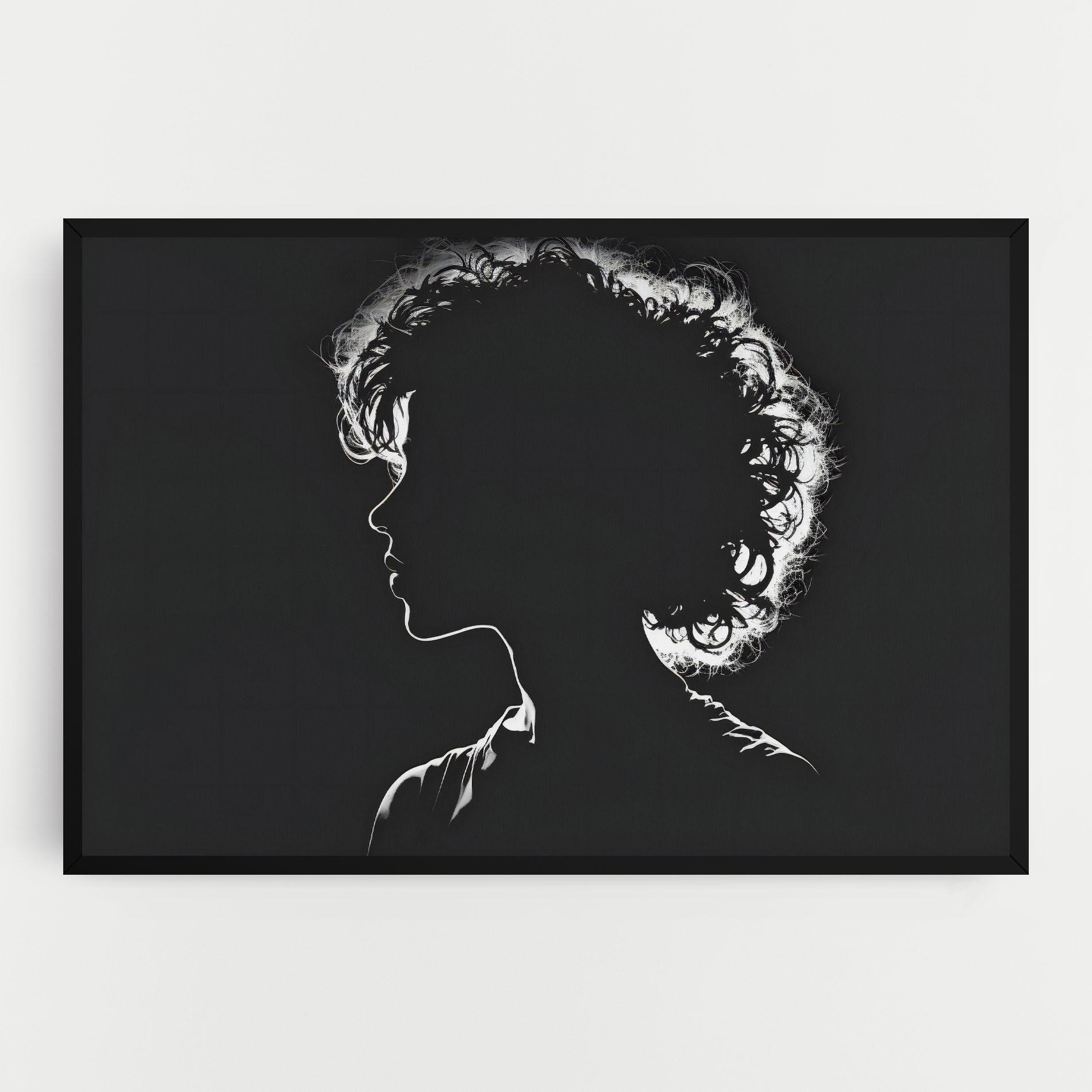 Tablou Canvas Digital Silhouette mockup 0