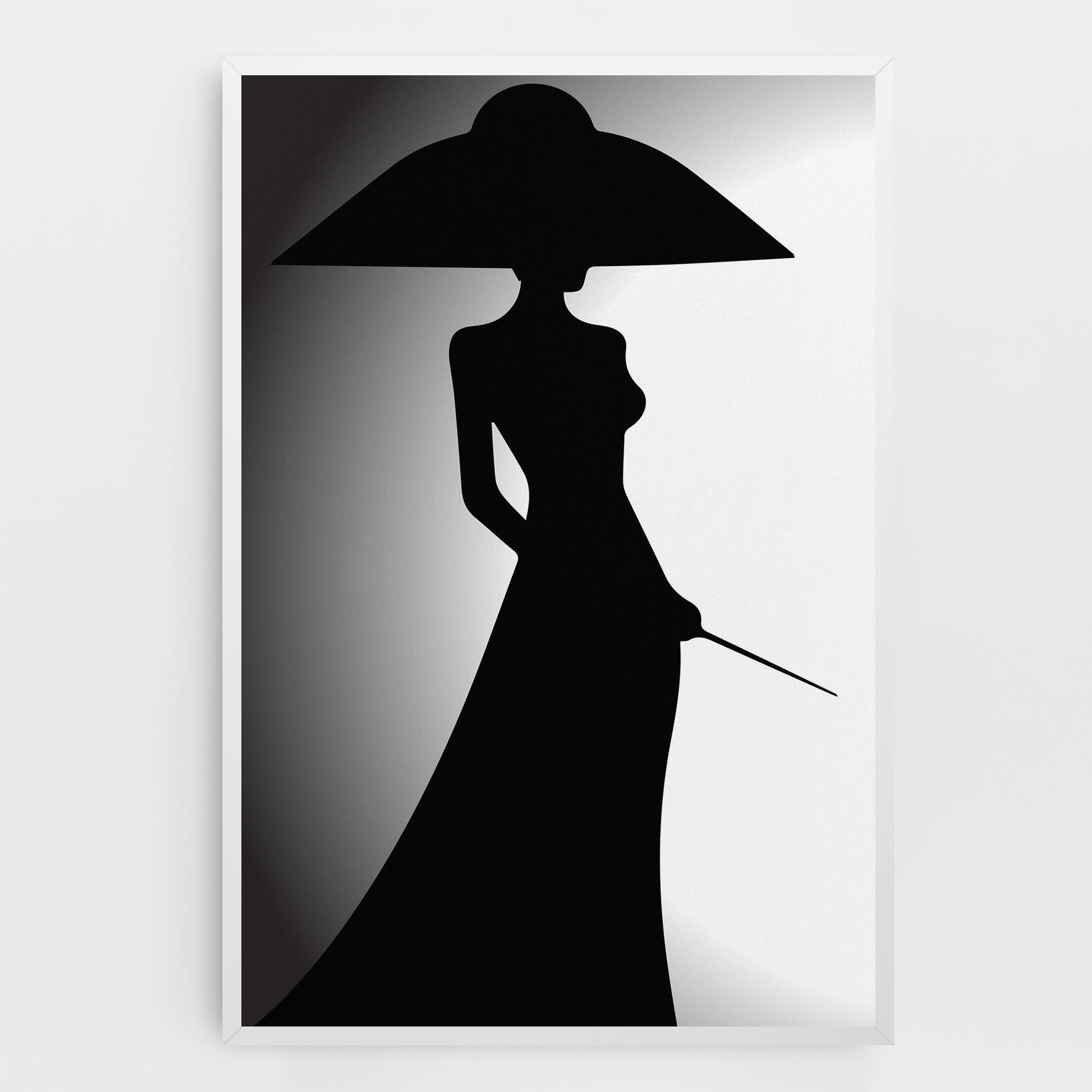 Tablou Canvas Big Hat Lady mockup 0