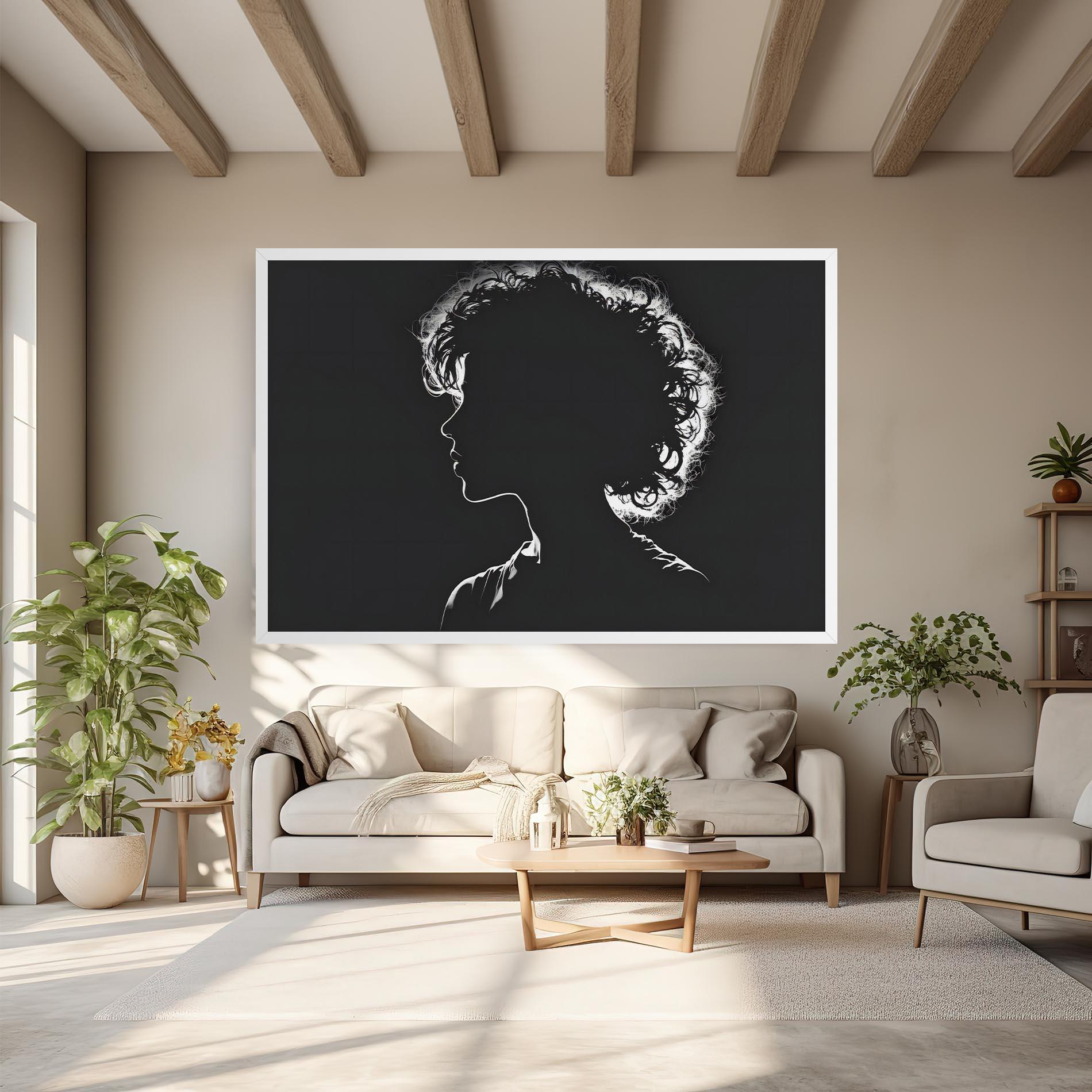 Tablou Canvas Digital Silhouette mockup 6