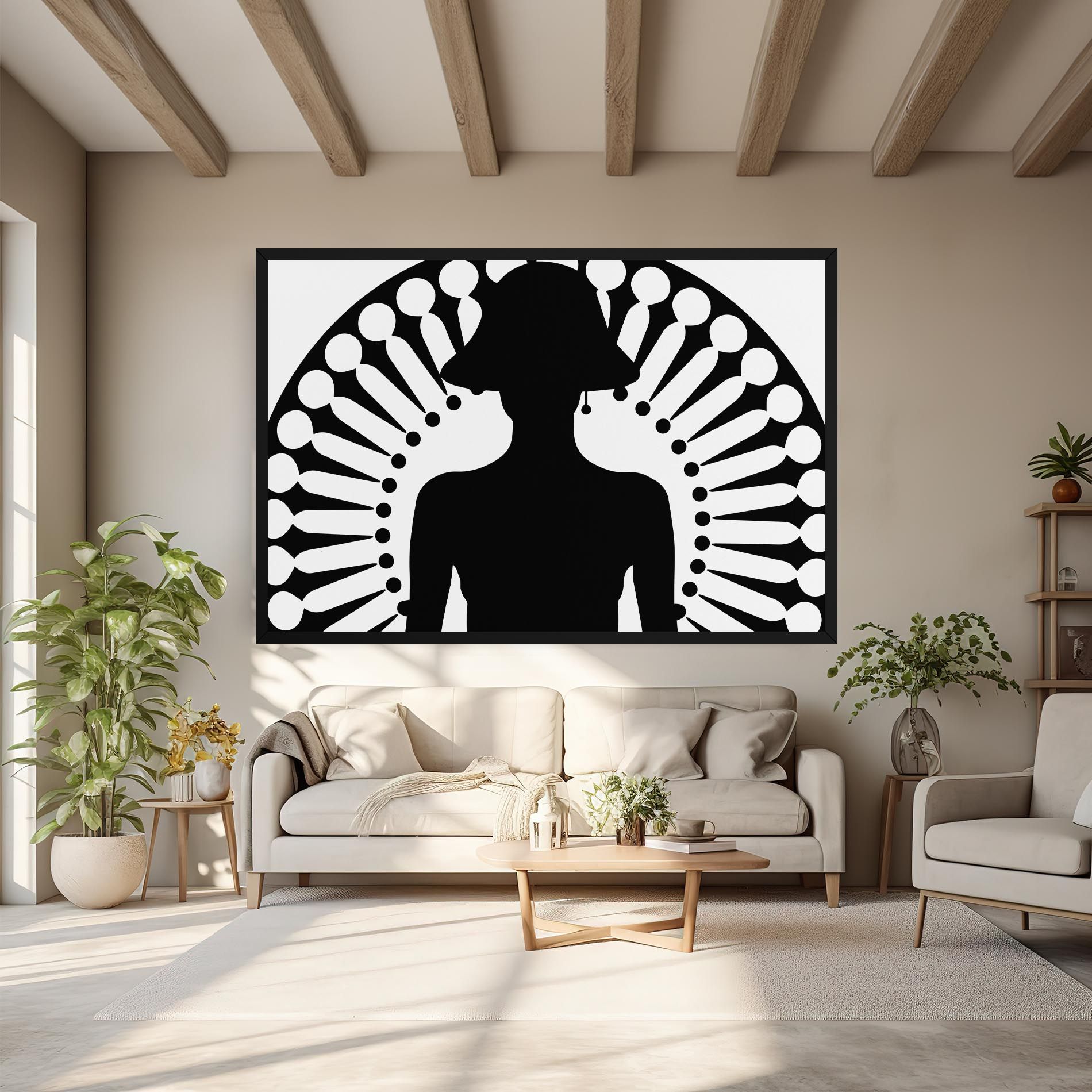 Black Shilouette Lady mockup 6