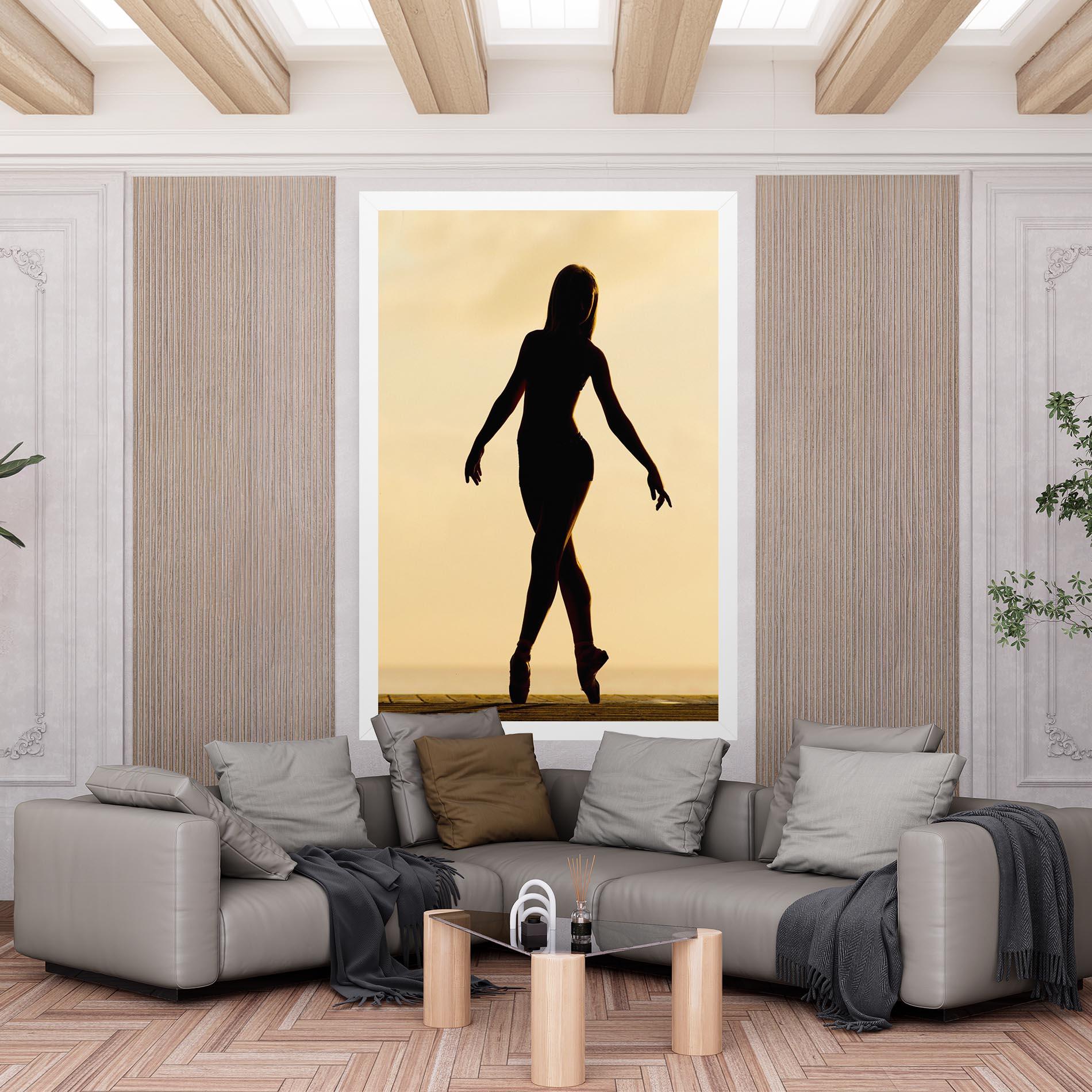 Tablou Canvas Ballet On Cream mockup 6