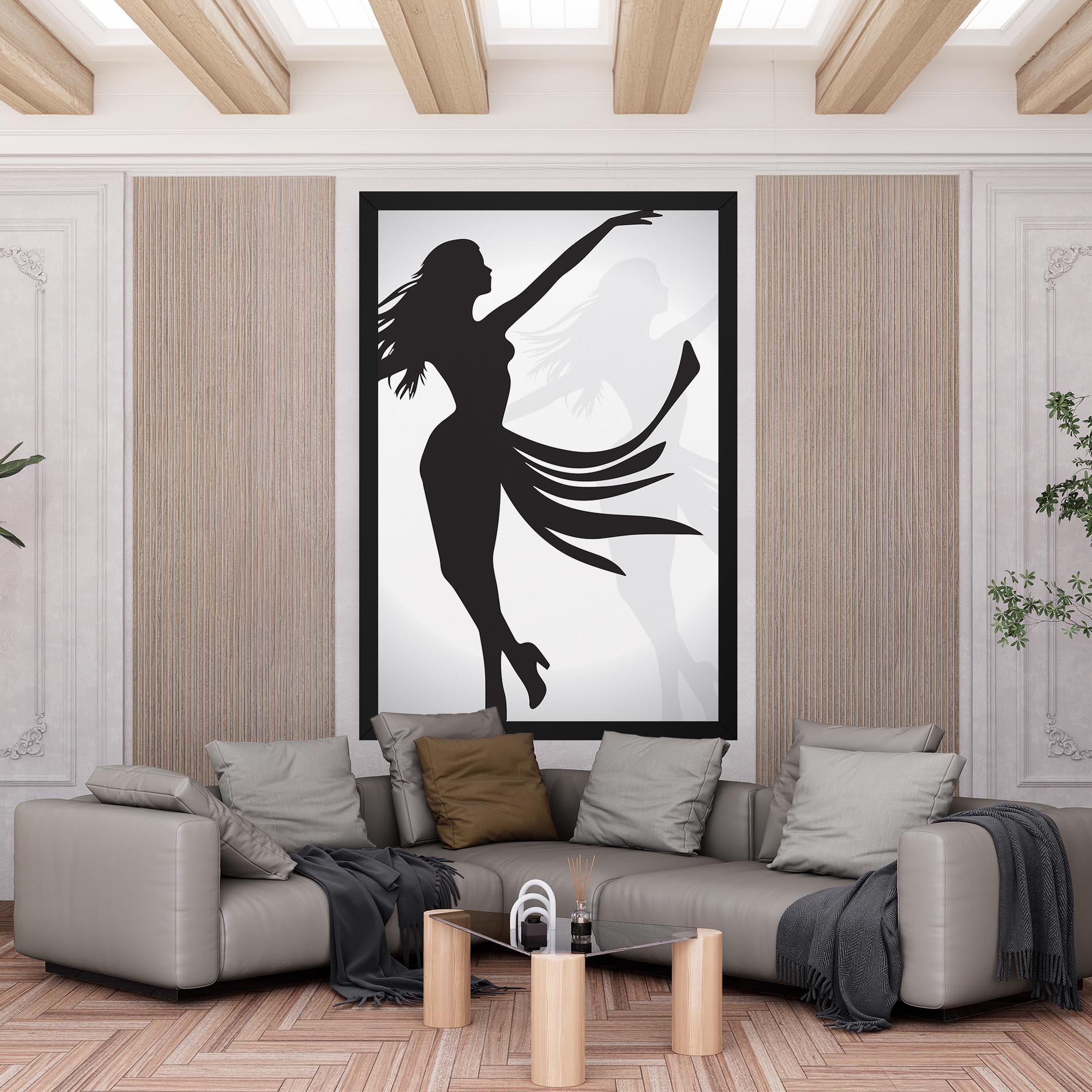 Tablou Canvas Dance Shilouette mockup 6