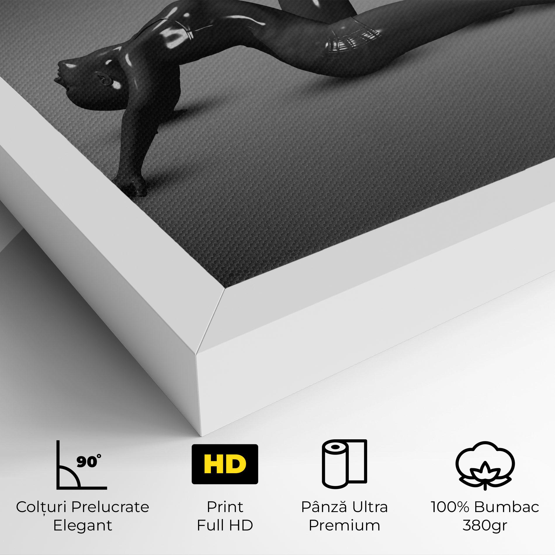 Tablou Canvas 3d Black Female mockup 4