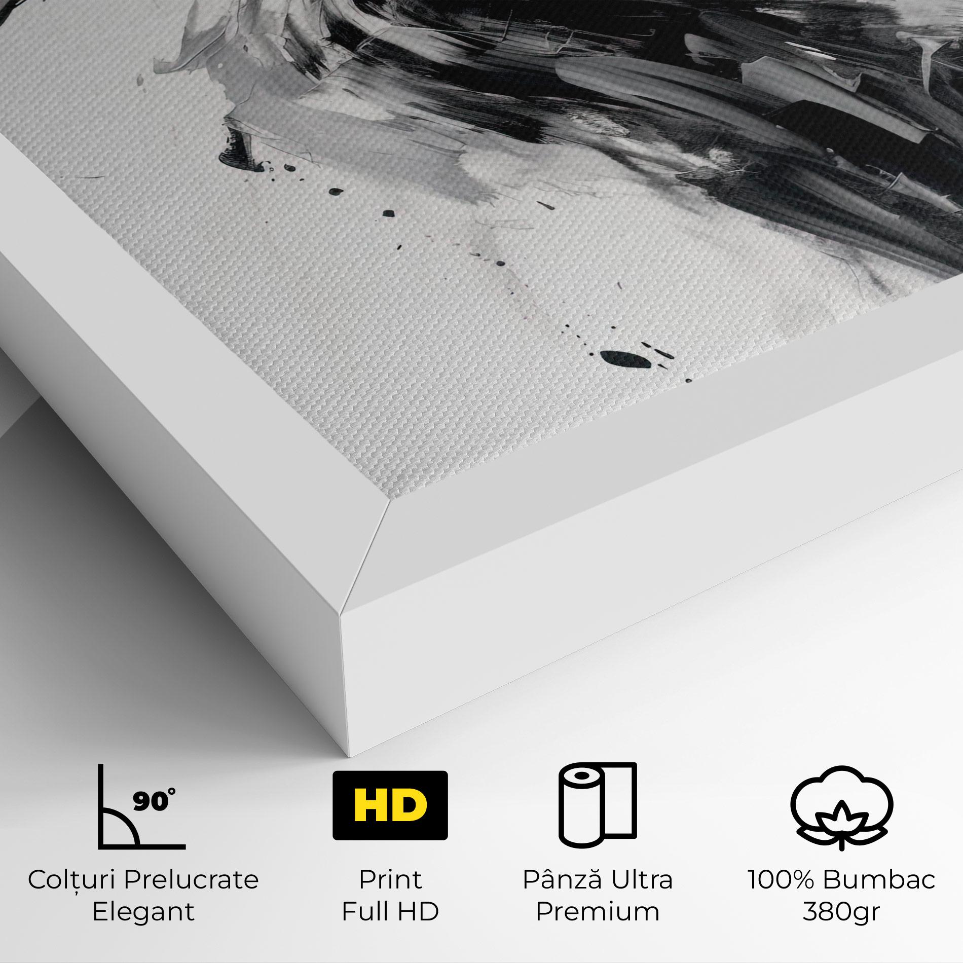 Tablou Canvas Black Ink Woman mockup 4