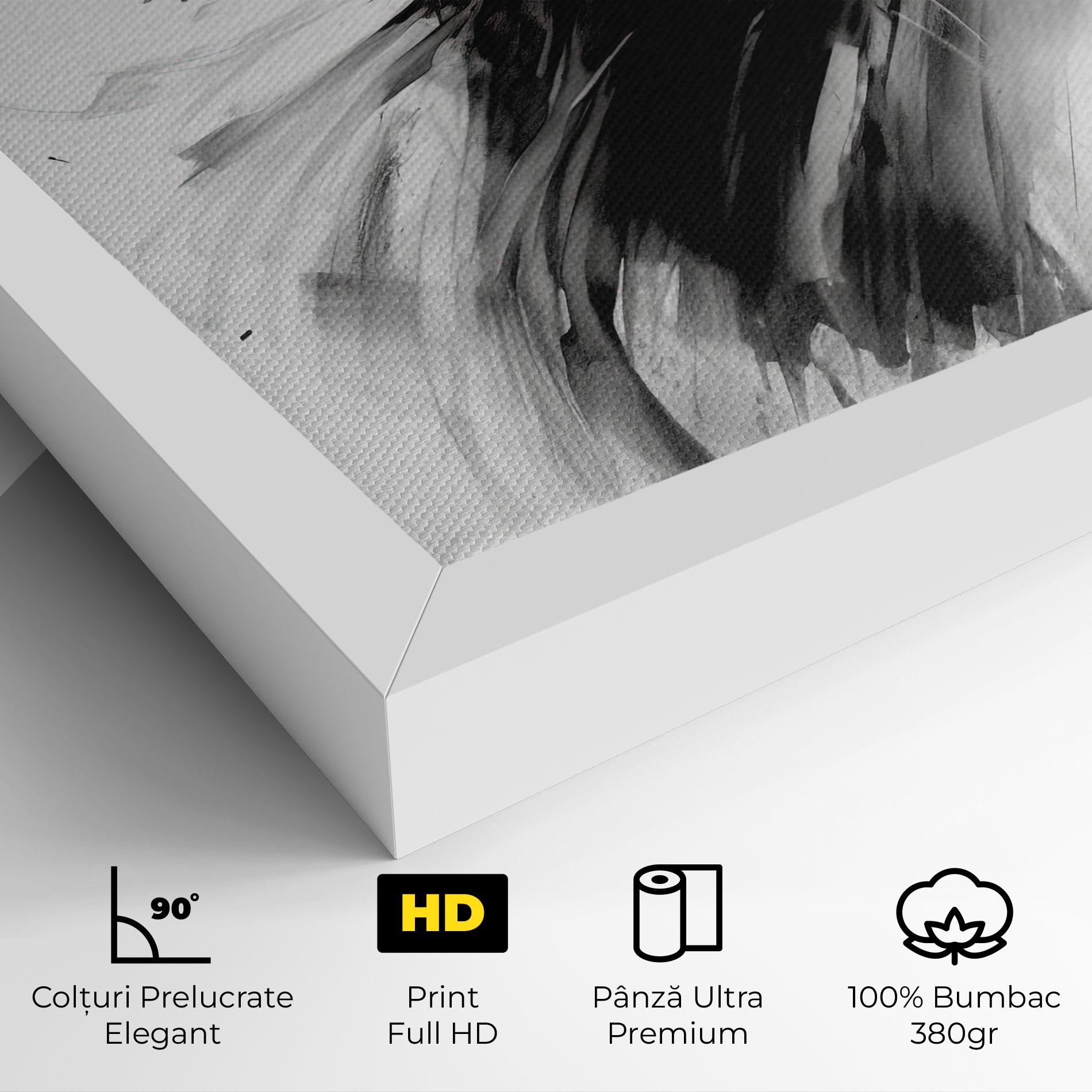 Tablou Canvas Dancing Woman Drawn mockup 4