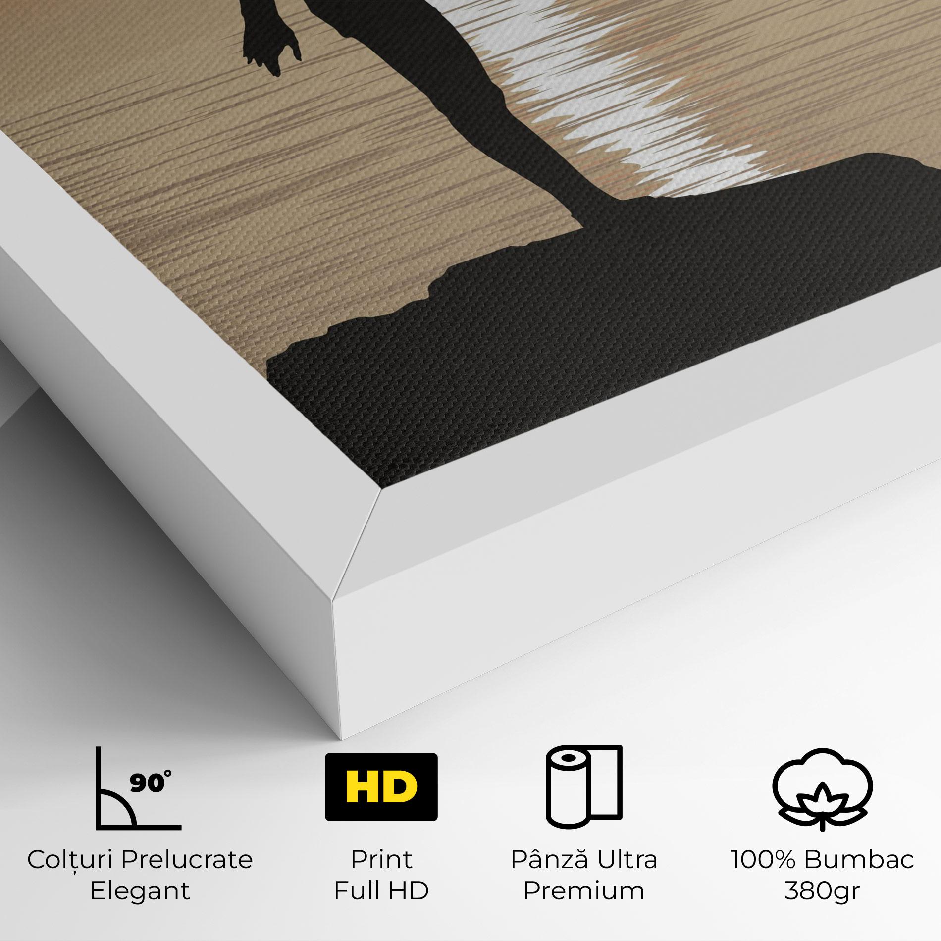 Tablou Canvas Water Girl Shilouette mockup 4