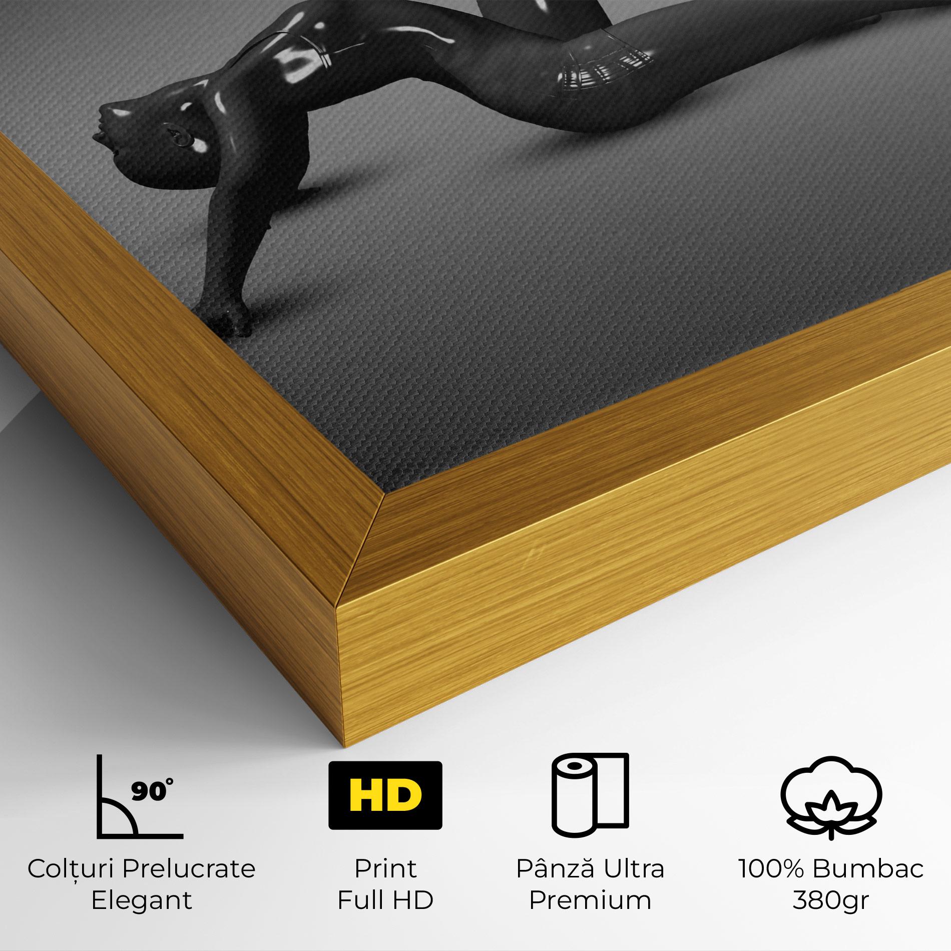 Tablou Canvas 3d Black Female mockup 4