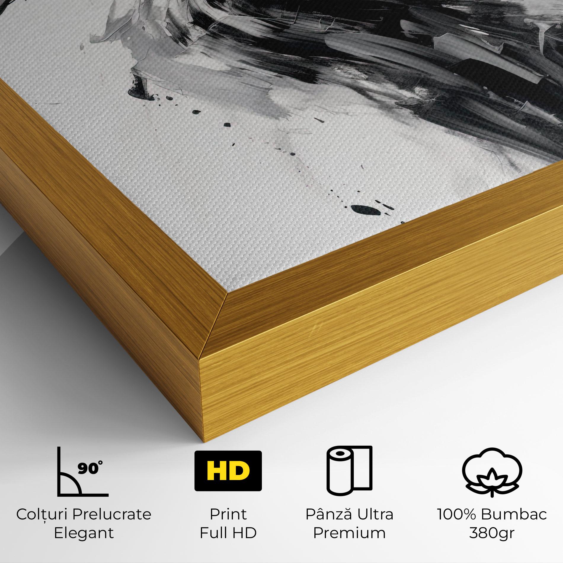 Tablou Canvas Black Ink Woman mockup 4