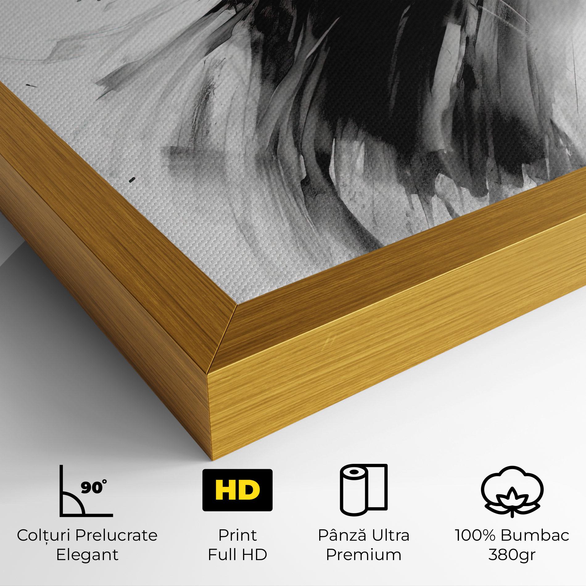 Tablou Canvas Dancing Woman Drawn mockup 4