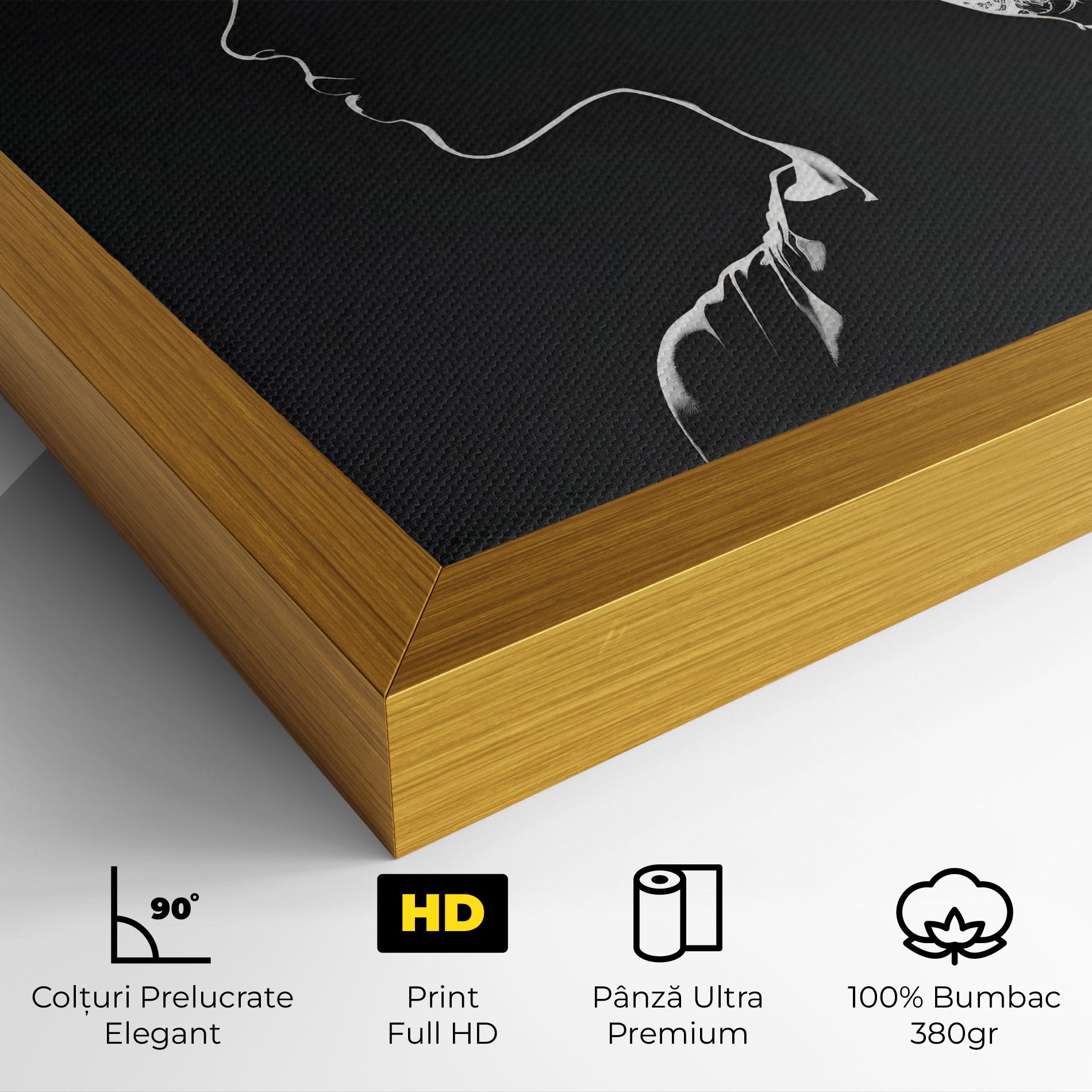 Tablou Canvas Digital Silhouette mockup 4